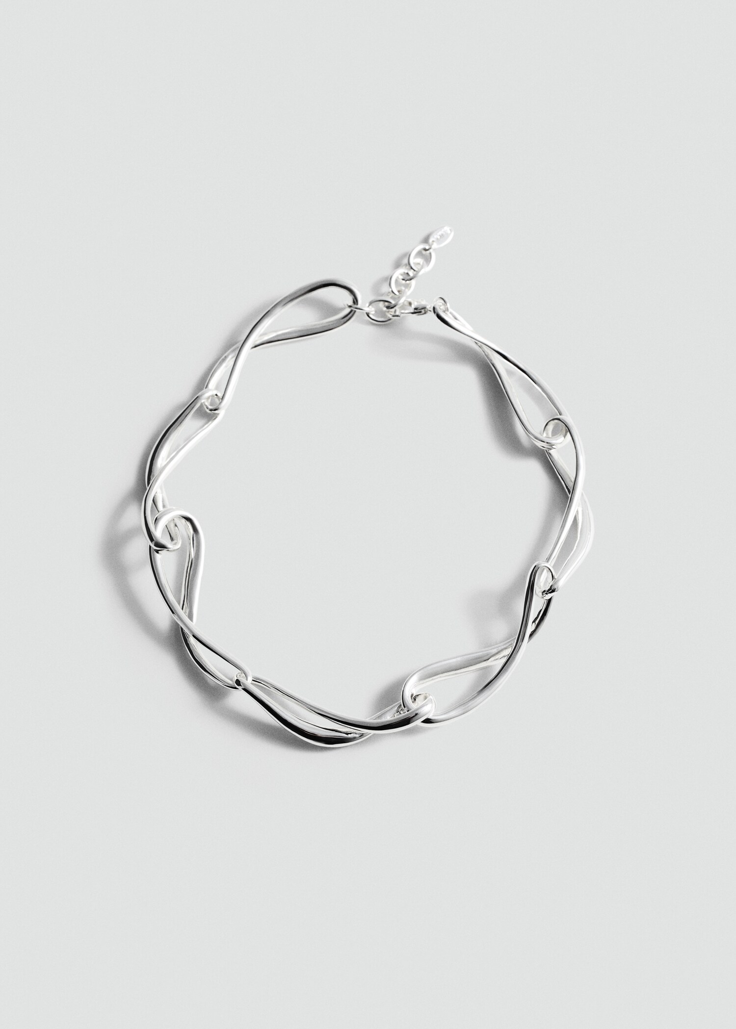 Collana maglie asimmetriche - Articolo senza modello