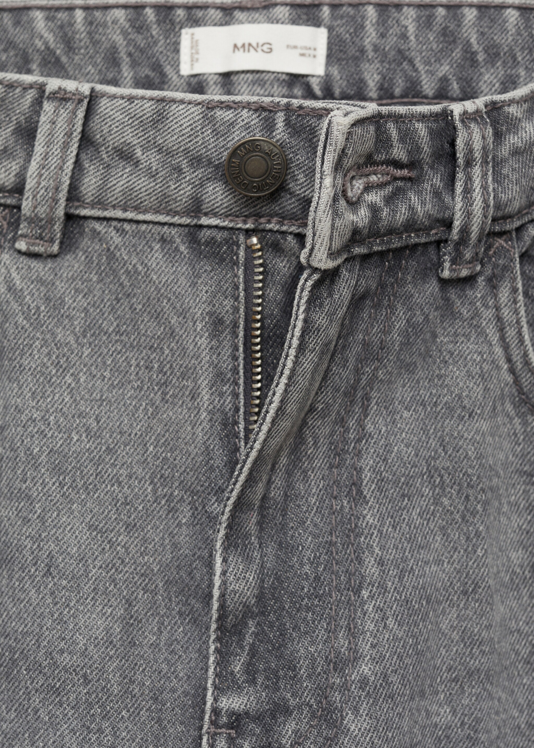 Jeans regular fit - Detalle del artículo 8, Gris. Ref: 77082543-00.