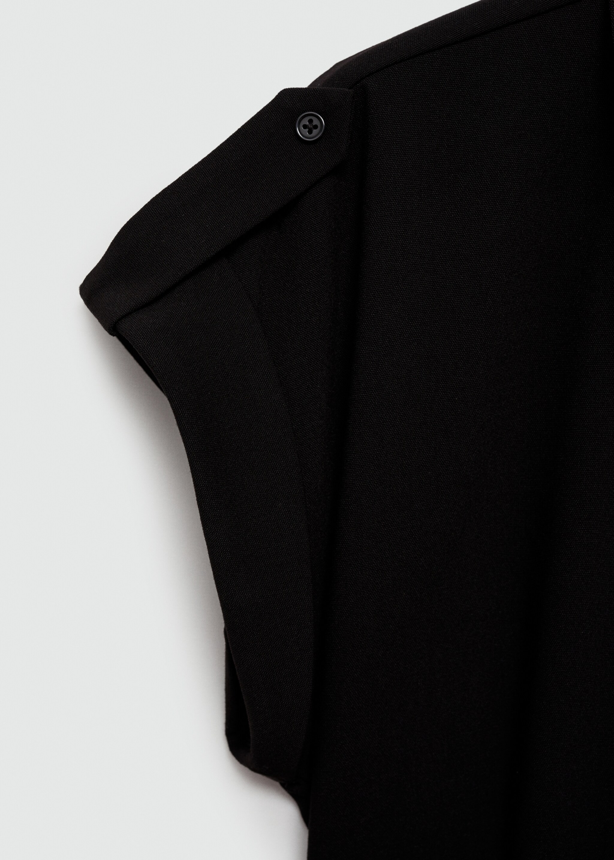 Short shirt dress - Details of the article 0, Black. Ref: 77082912-00.
