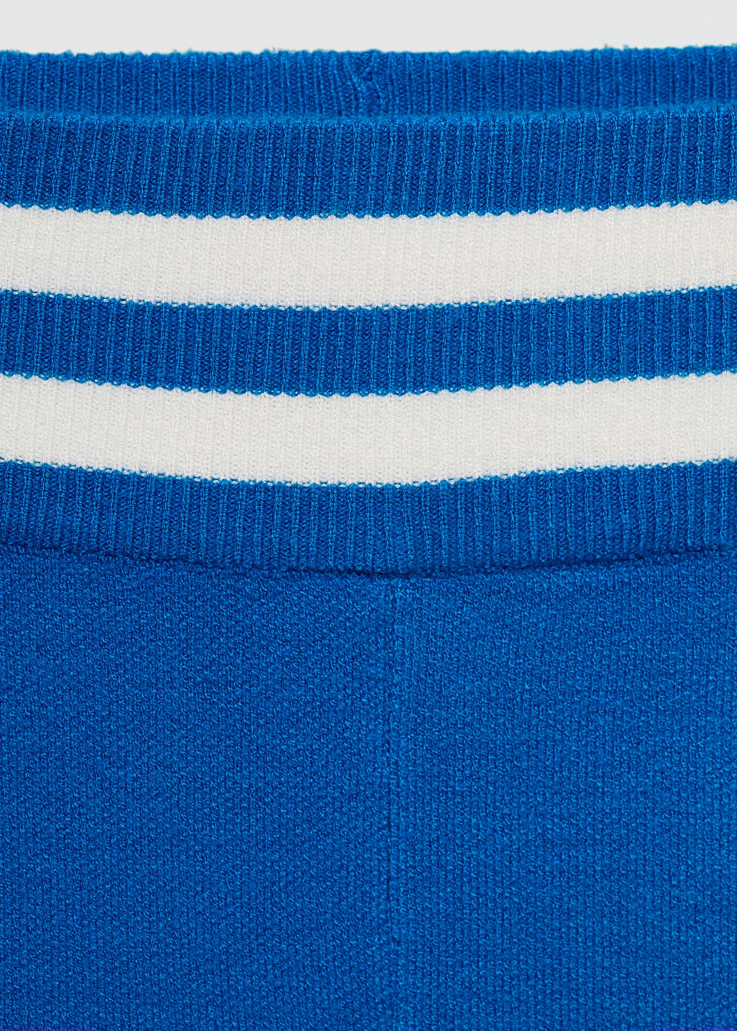 Randiga stickade shorts - Detaljer om artikeln 0