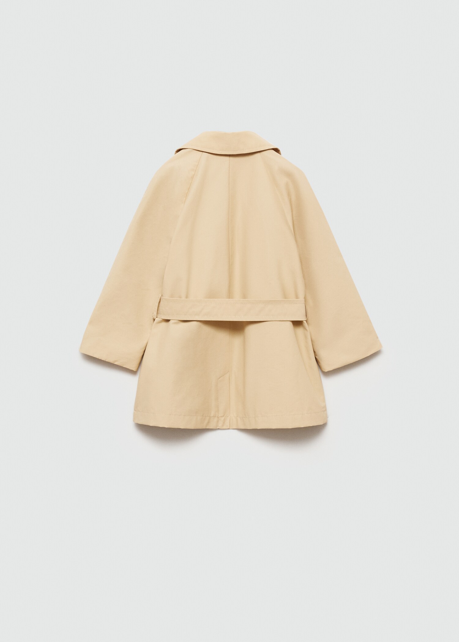 Klassischer Trenchcoat mit Gürtel - Rückseite des Artikels