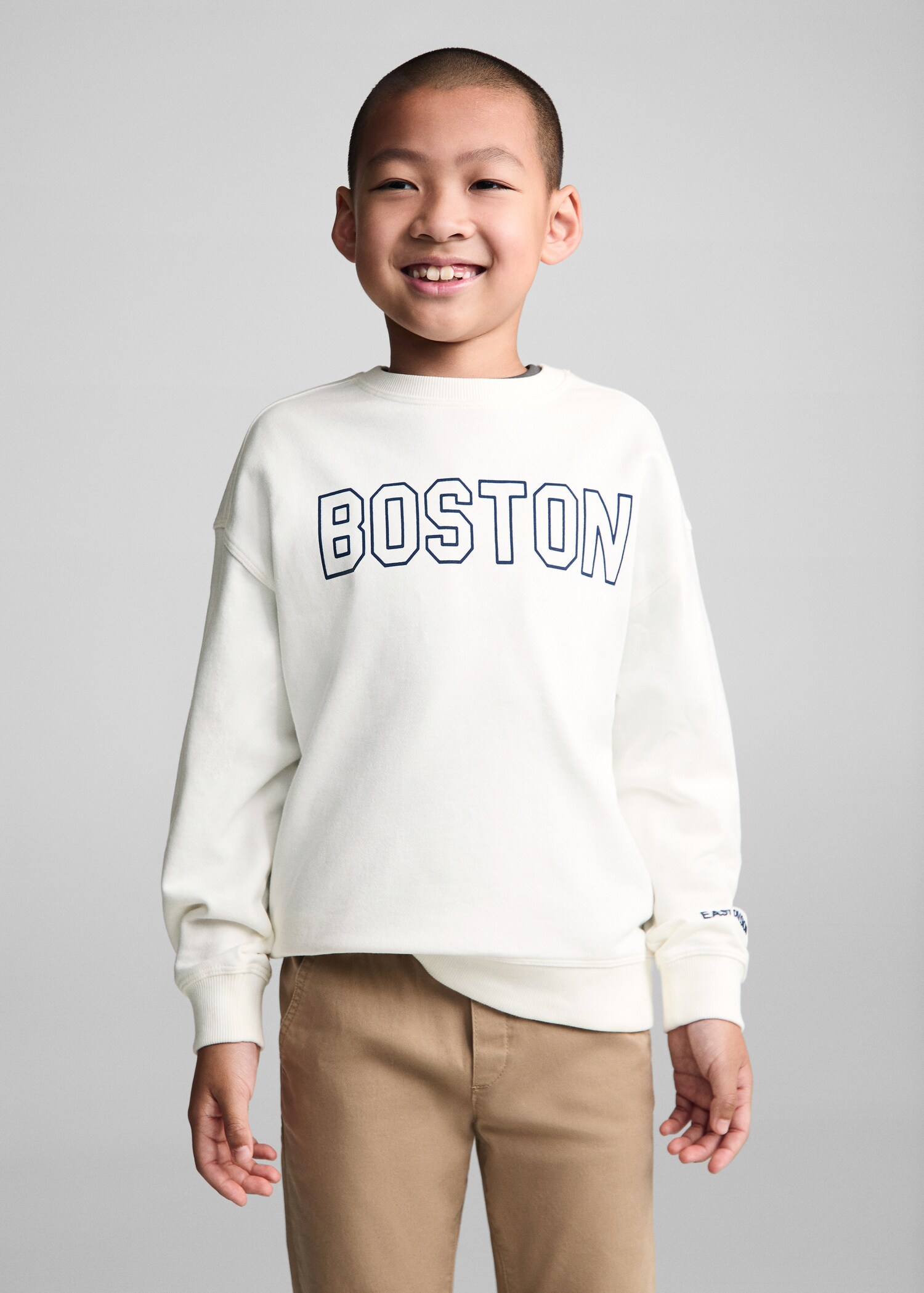 Printed cotton sweatshirt - Medium plane