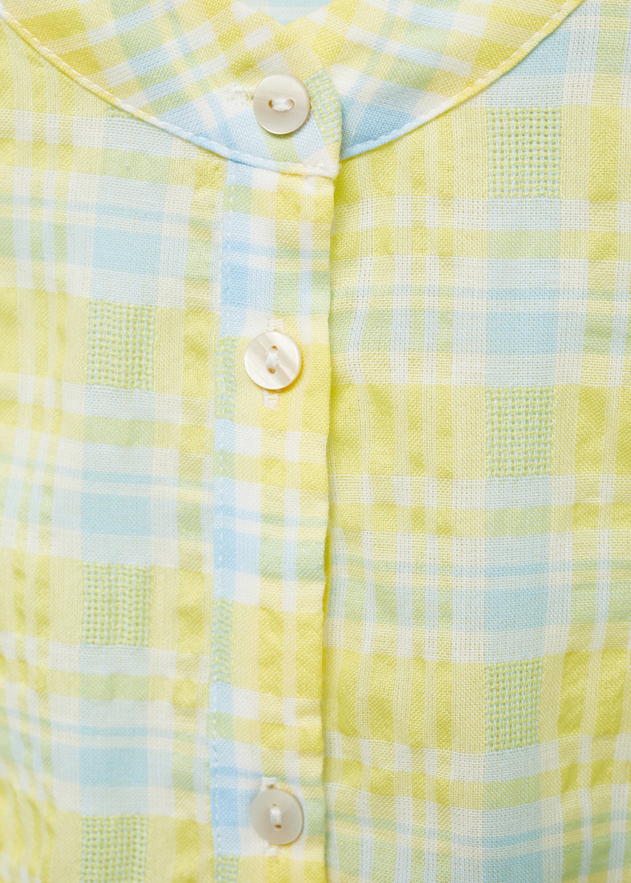 Geruite jurk met strik - Detail van het artikel 8