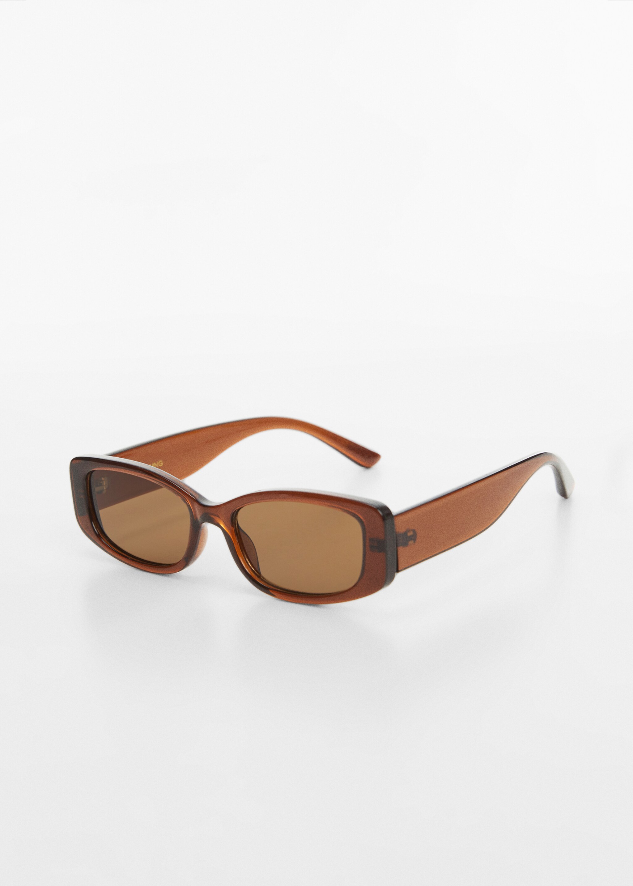 Rechteckige Sonnenbrille - Mittlere Ansicht