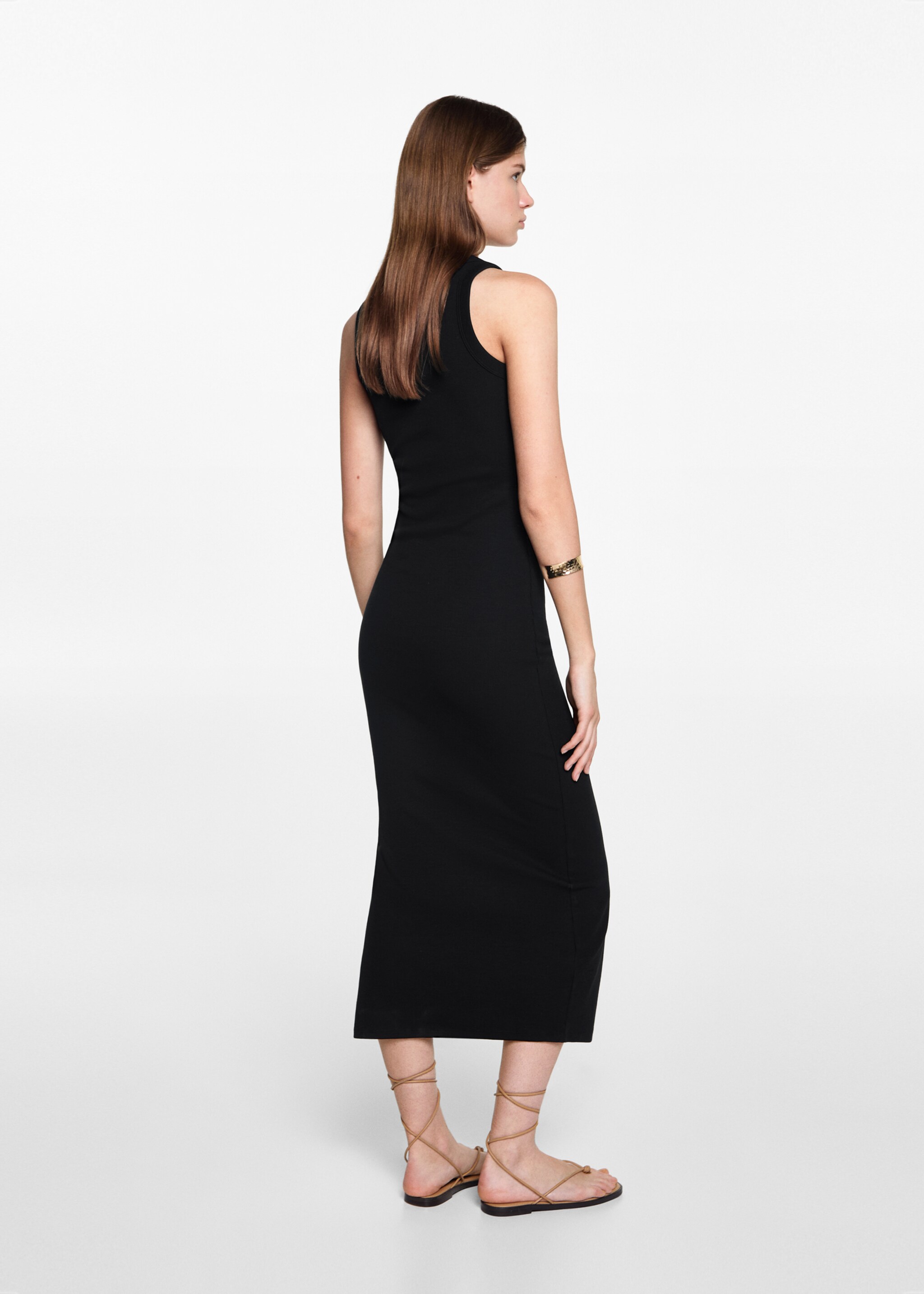 Robe longue fendue - Verso de l’article