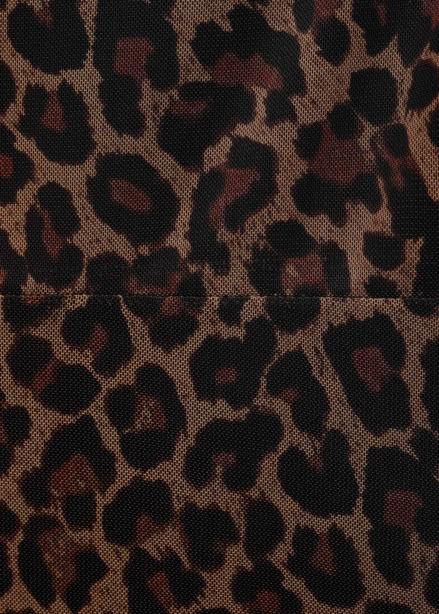 Kurzes Kleid mit Leo-Print - Detail des Artikels 0