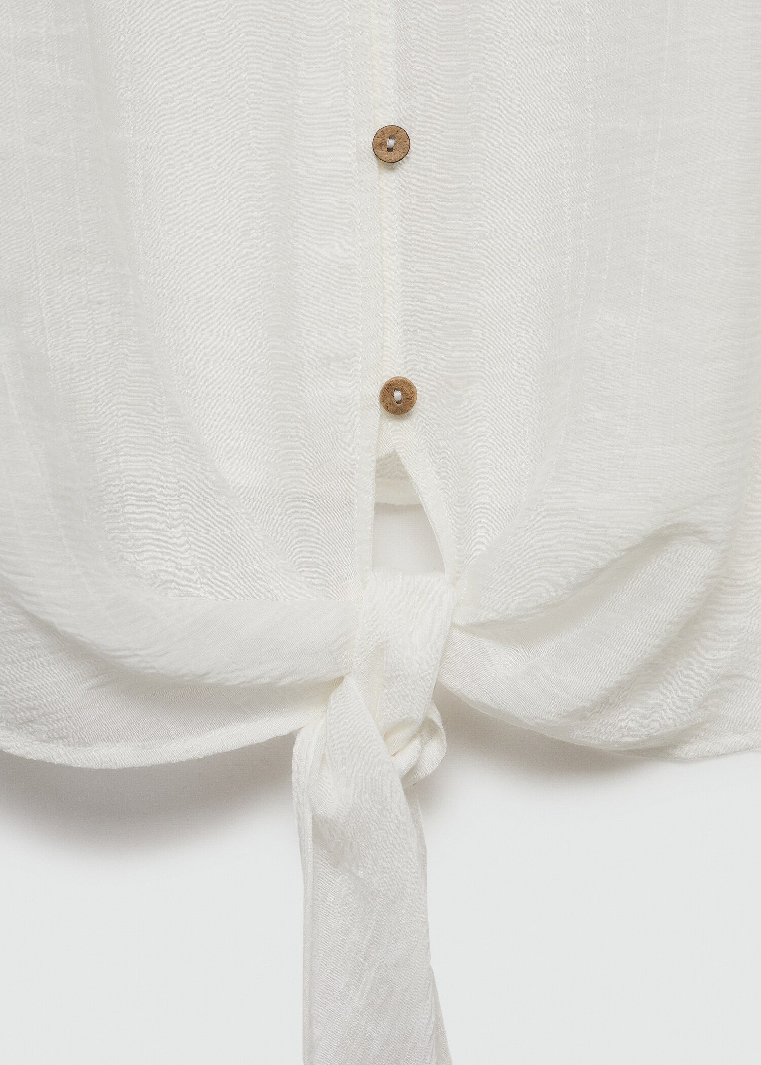 Flared-sleeve blouse with bow - Details of the article 8