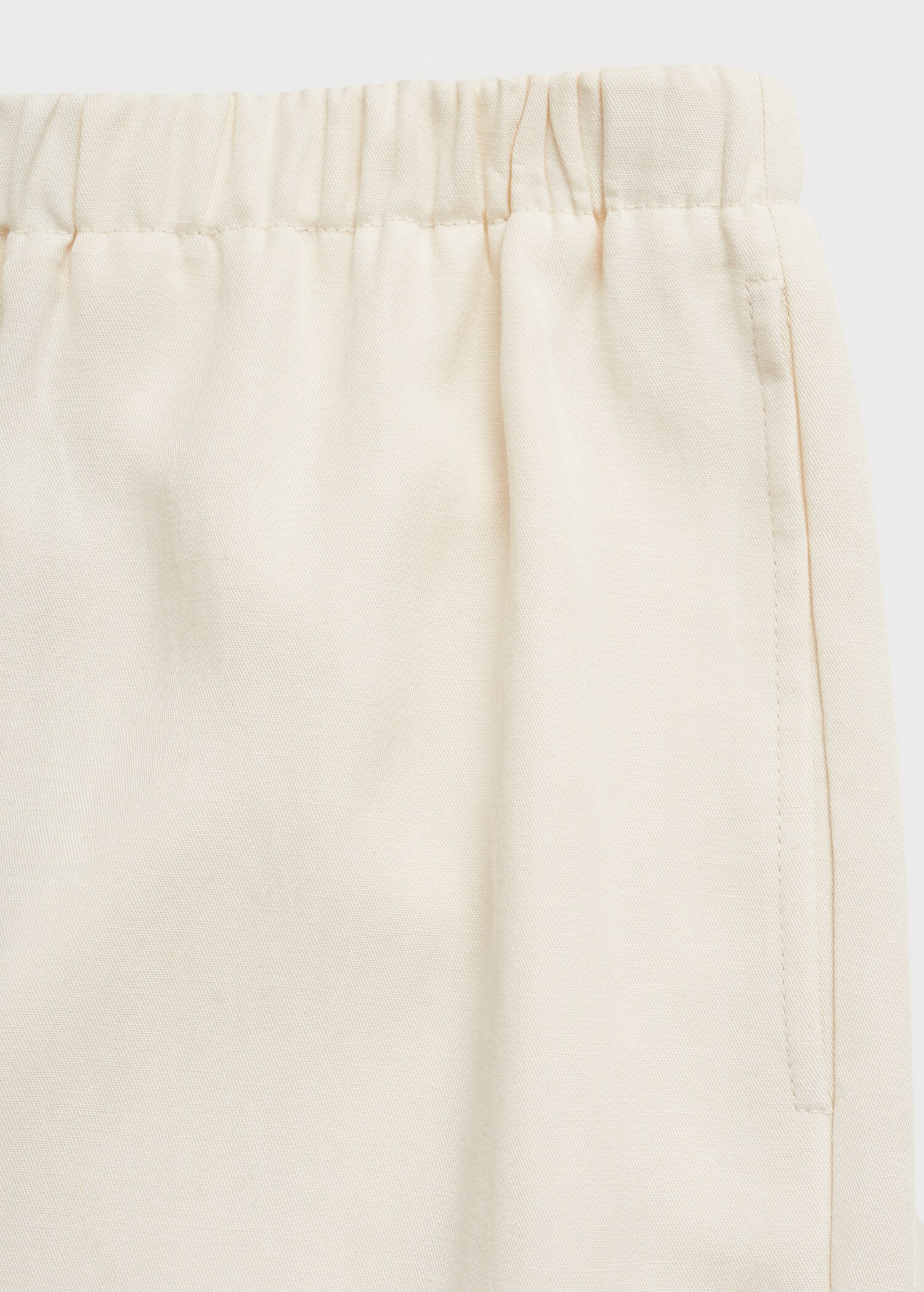 Wideleg lyocell trousers - Details of the article 0