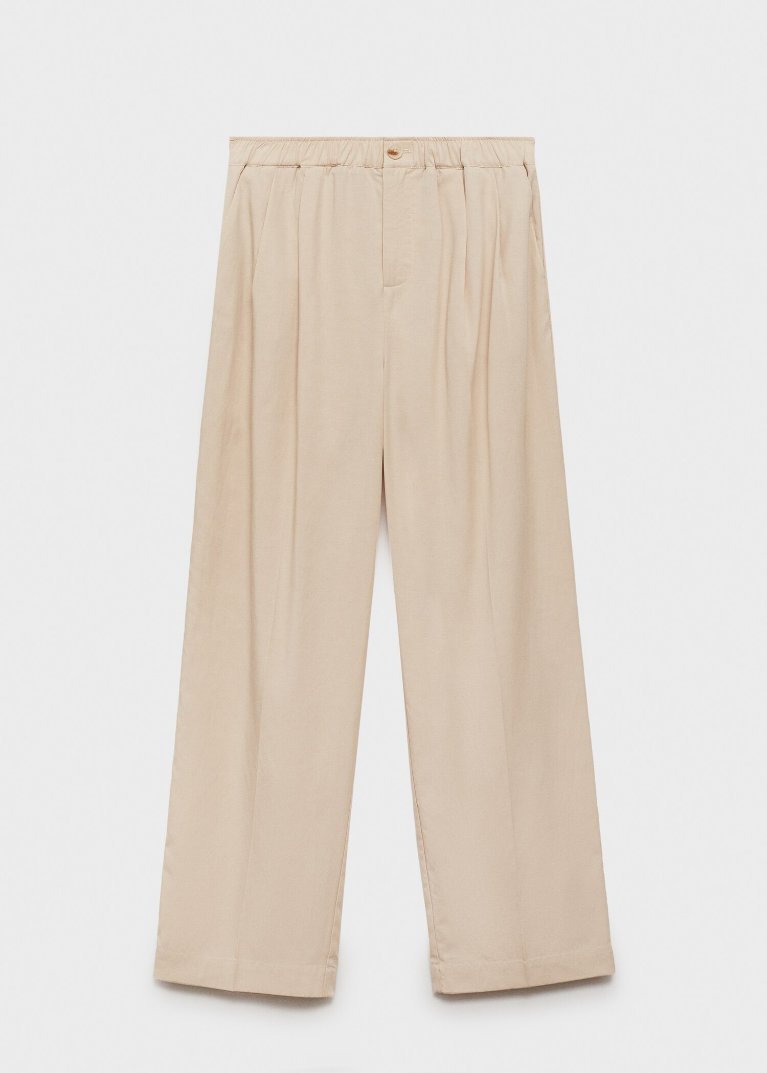 Lyocell-Hose mit Faltendetails - Artikel ohne Model