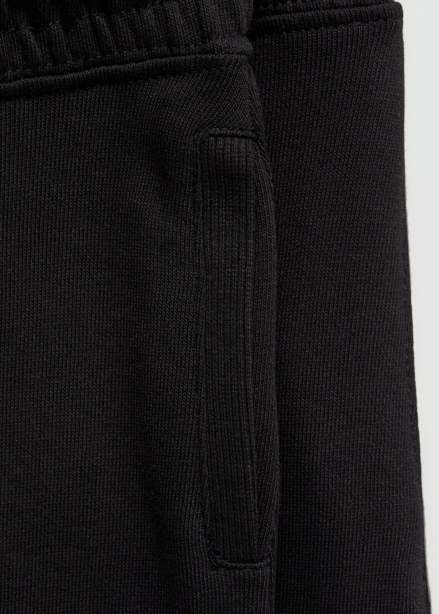 Cotton jogger-style trousers - Details of the article 0
