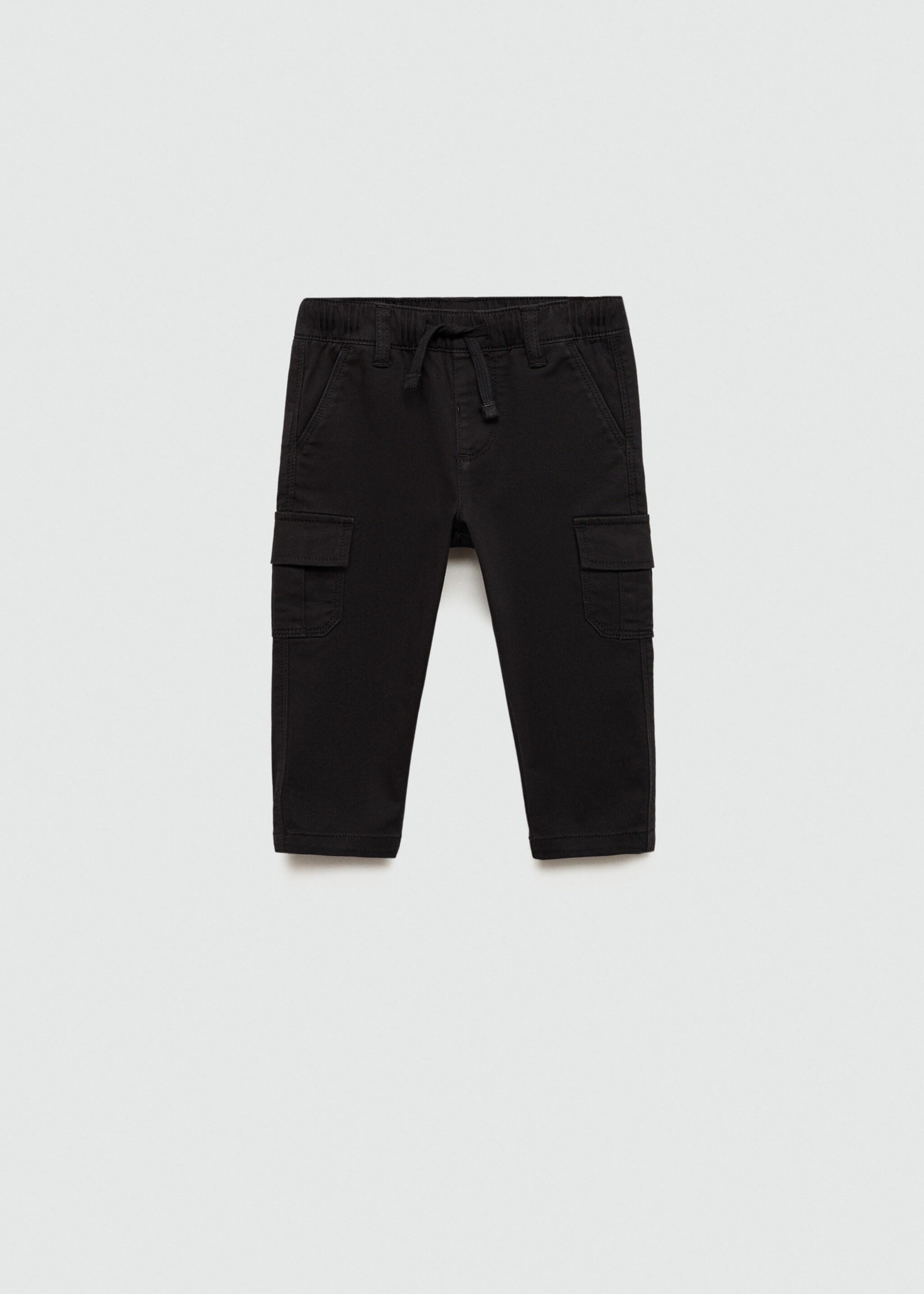 Cargo jogger trousers - Article without model, Black. Ref: 77083275-00.