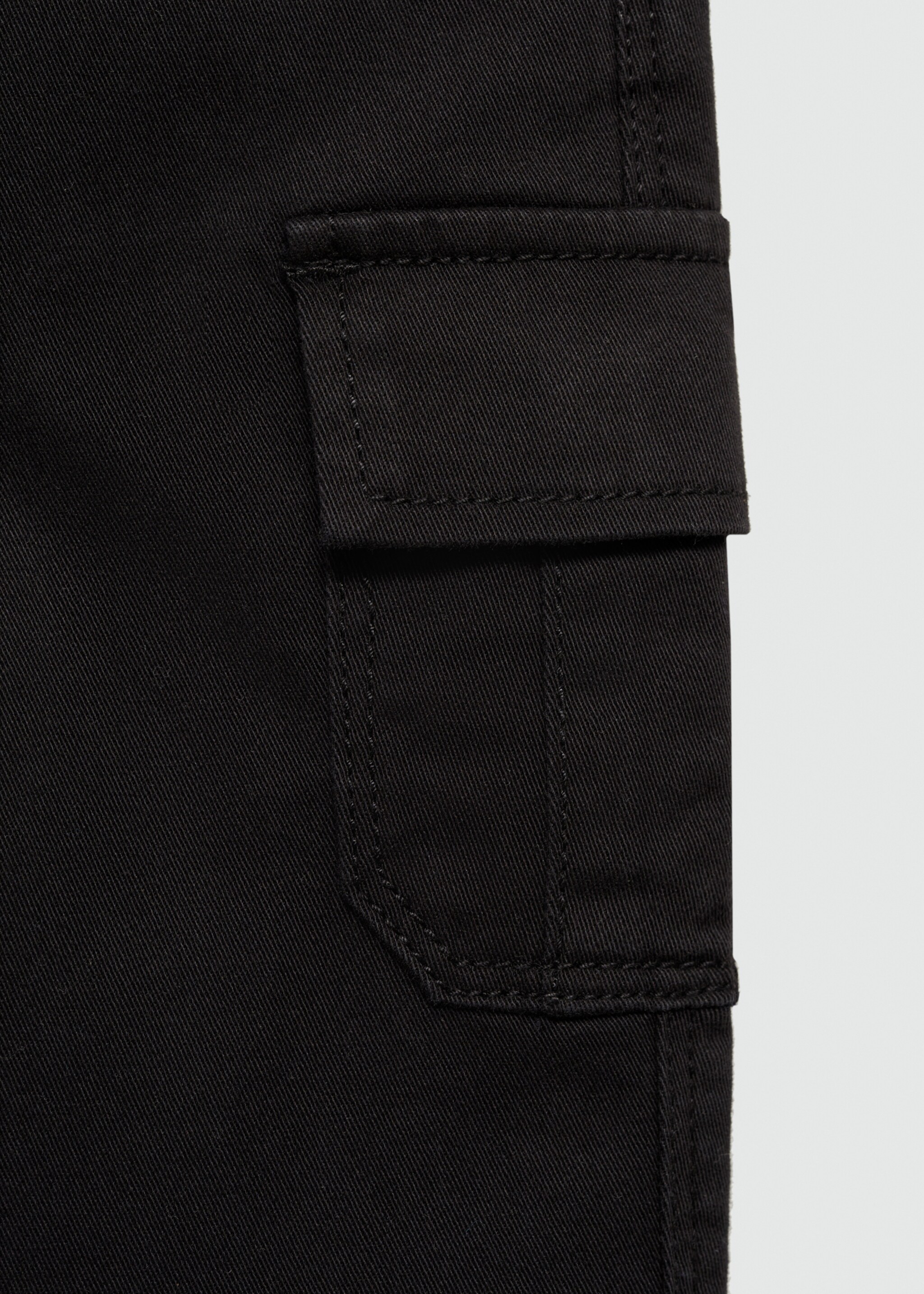 Cargo jogger trousers - Details of the article 0, Black. Ref: 77083275-00.