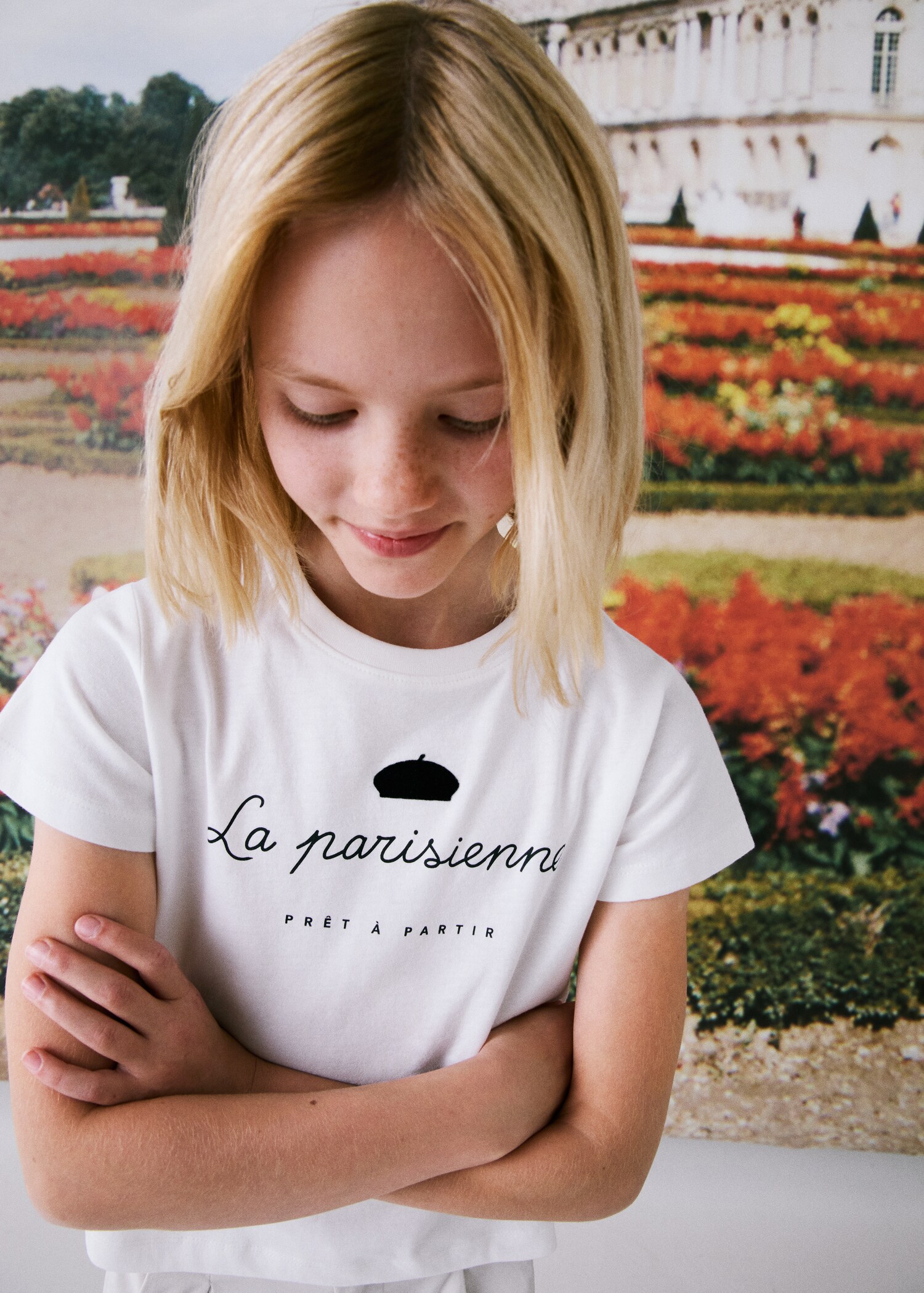 Printed cotton-blend T-shirt - Details of the article 5