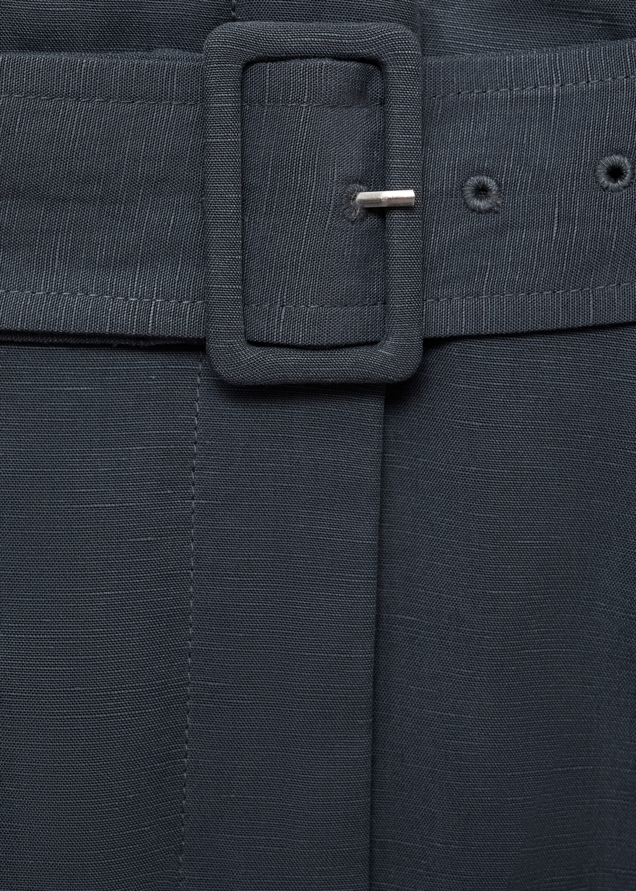 Lyocell trousers with belt - Details of the article 0