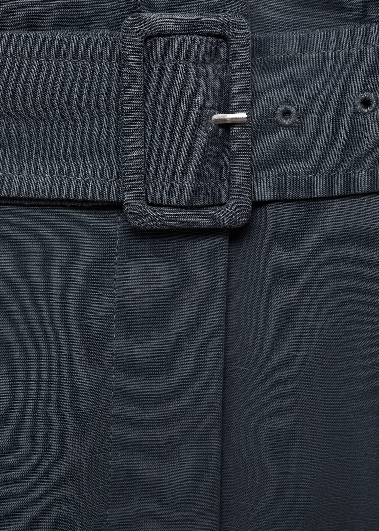 Lyocell trousers with belt - Details of the article 0