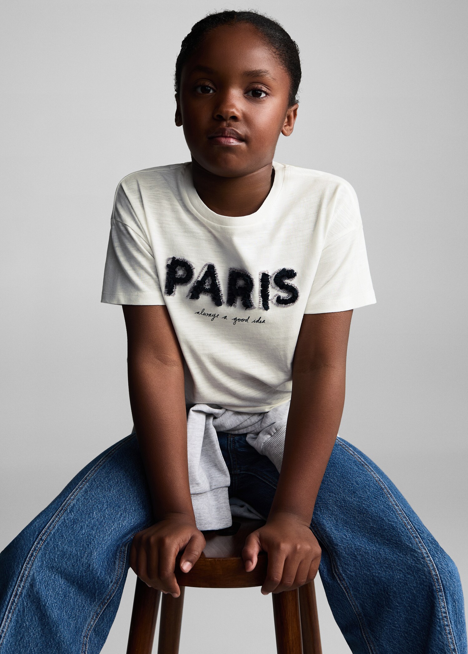 Bead printed T-shirt - Details of the article 1