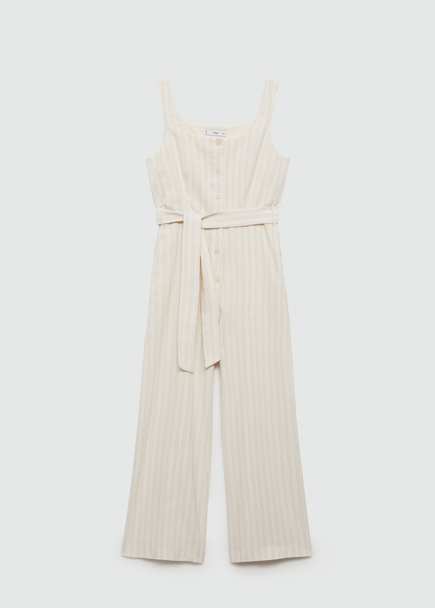 Randig jumpsuit rosett - Artikel utan modell