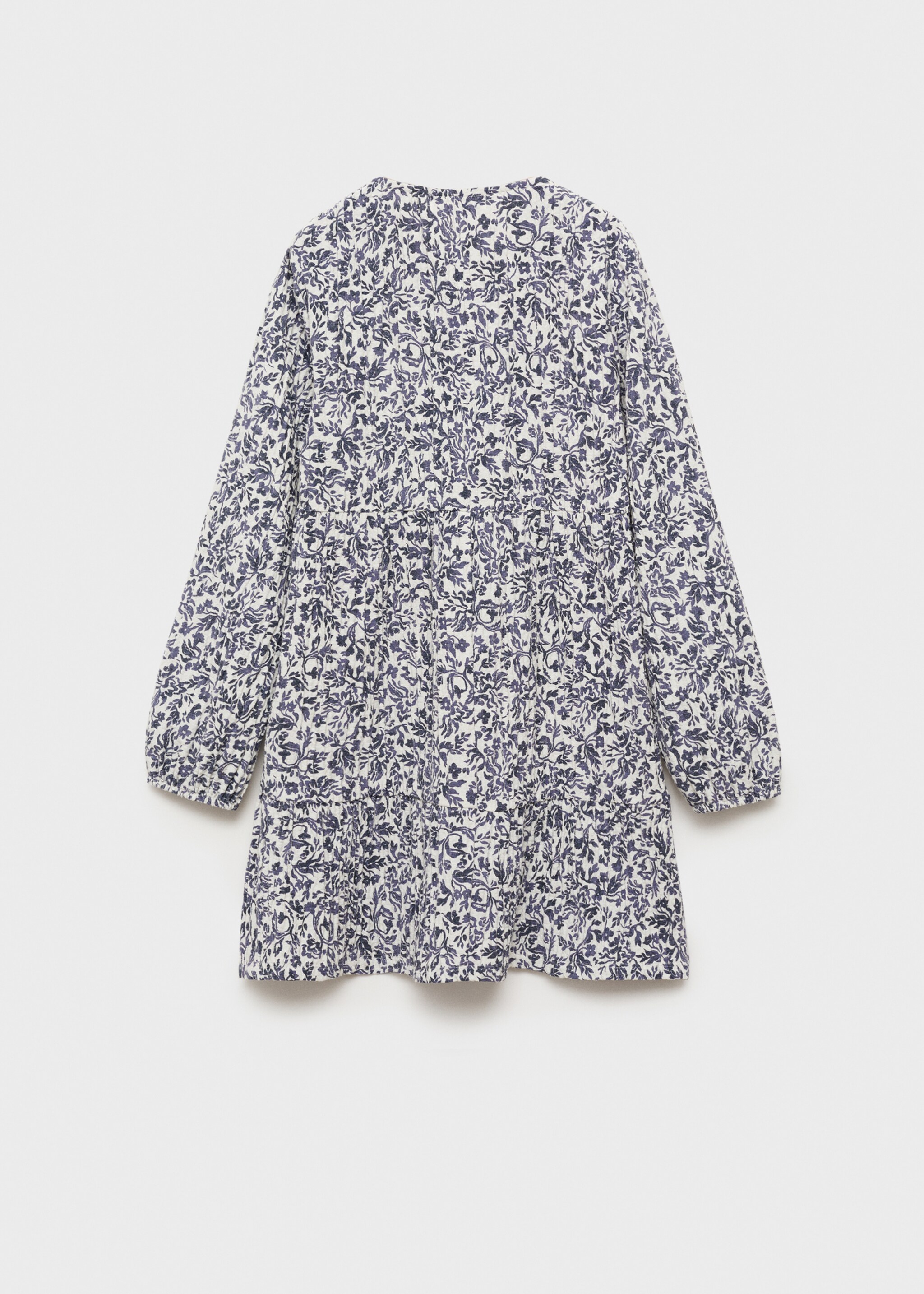 Pleated floral dress - Reverse of the article