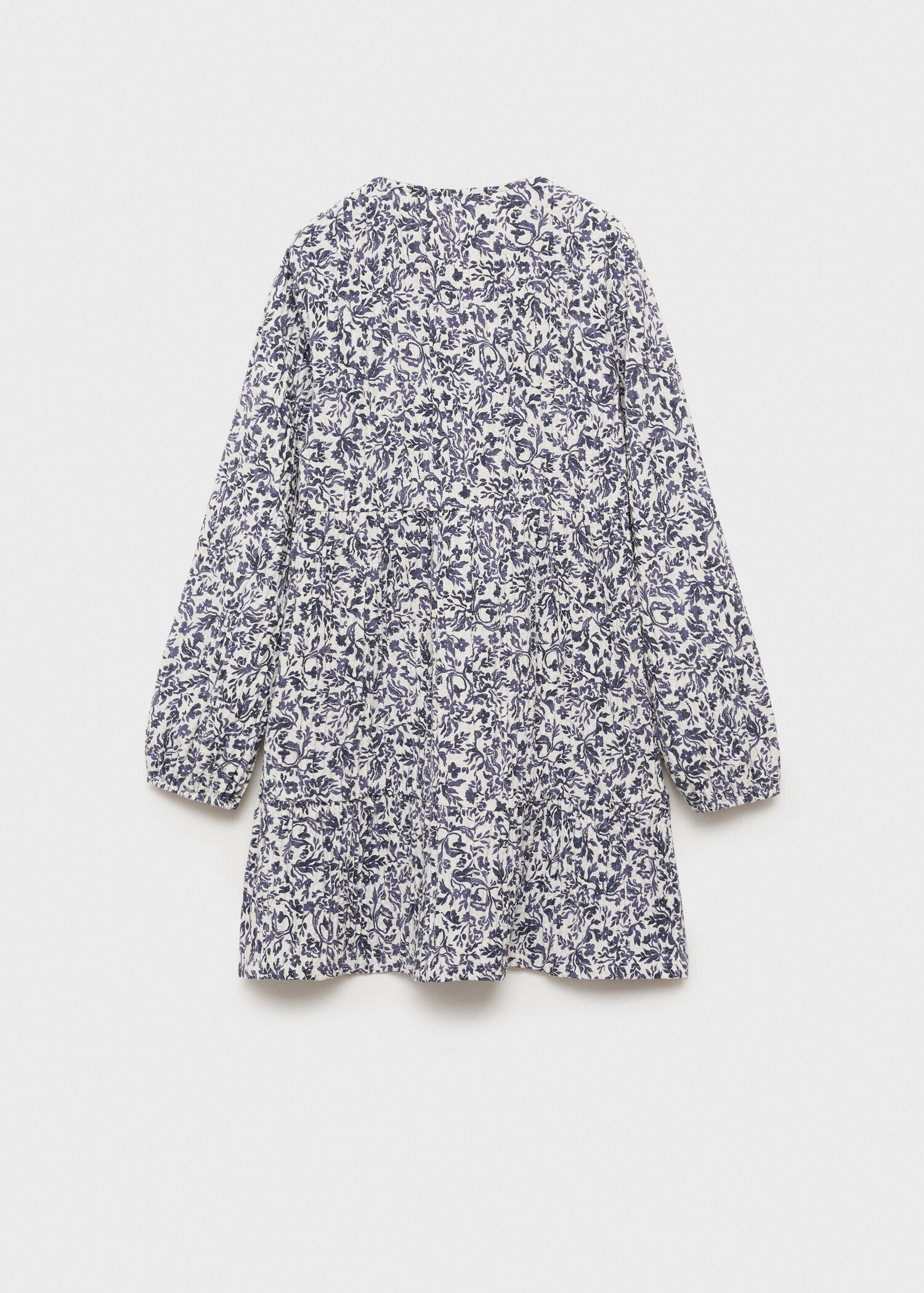 Pleated floral dress - Reverse of the article