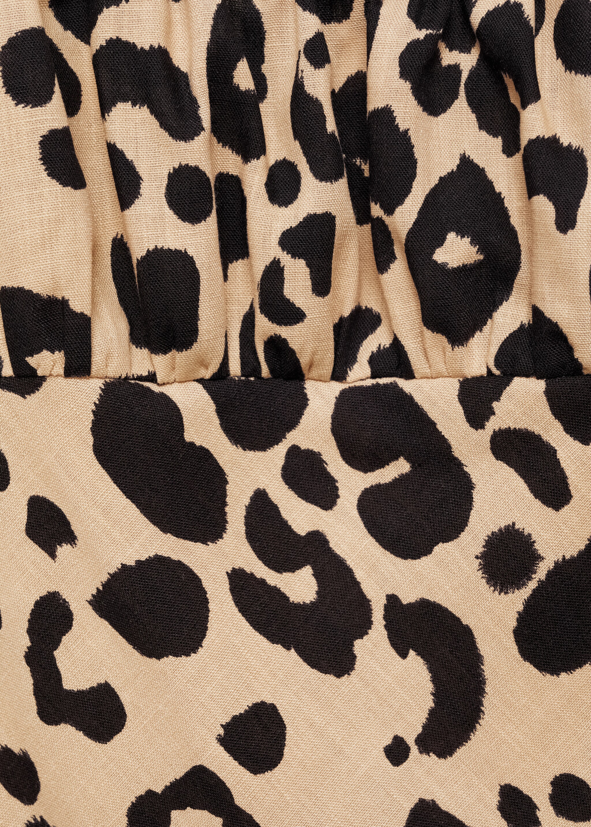 Short leopard-print dress - Details of the article 0