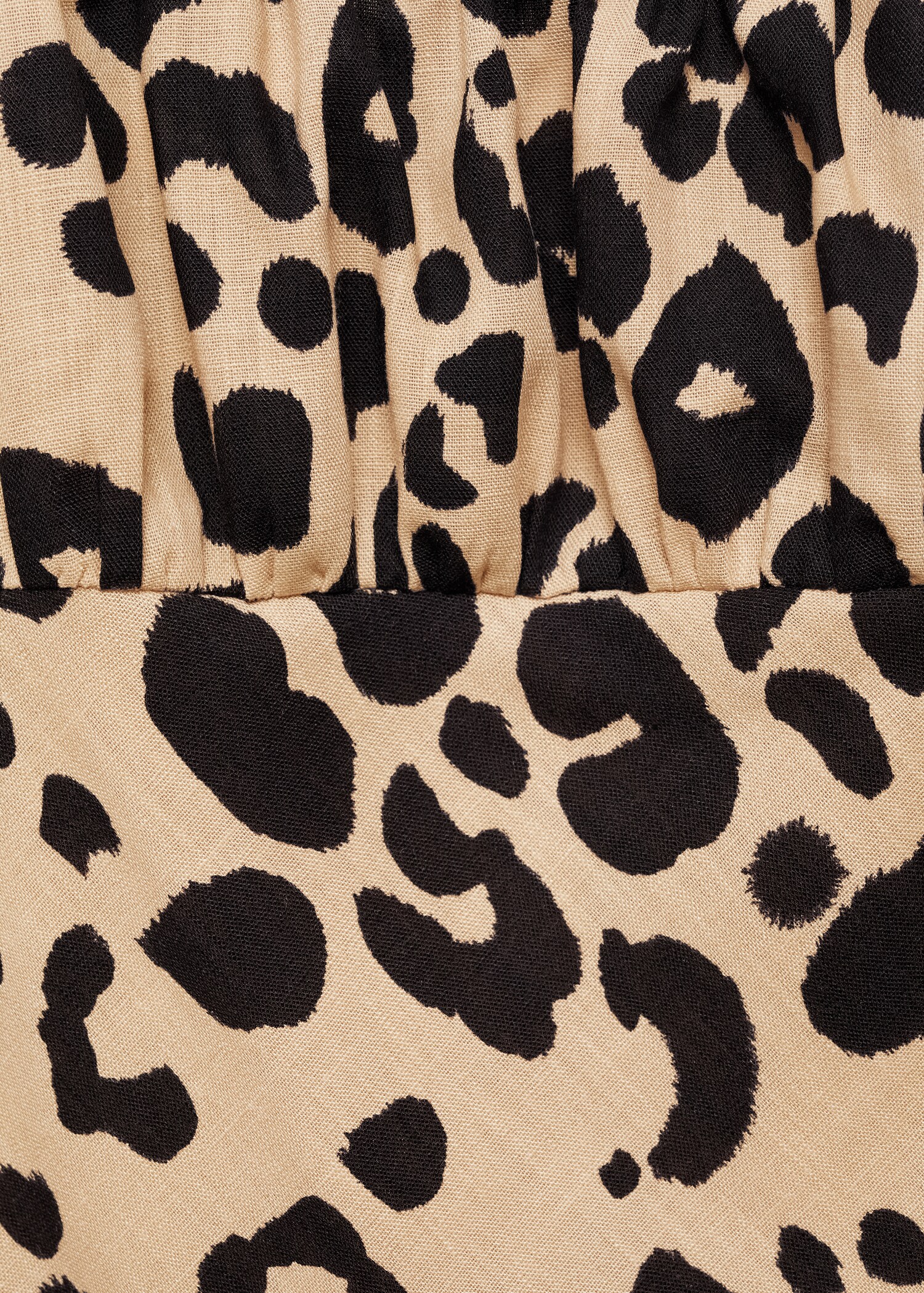 Kort leopardmönstrad klänning - Detaljer om artikeln 0