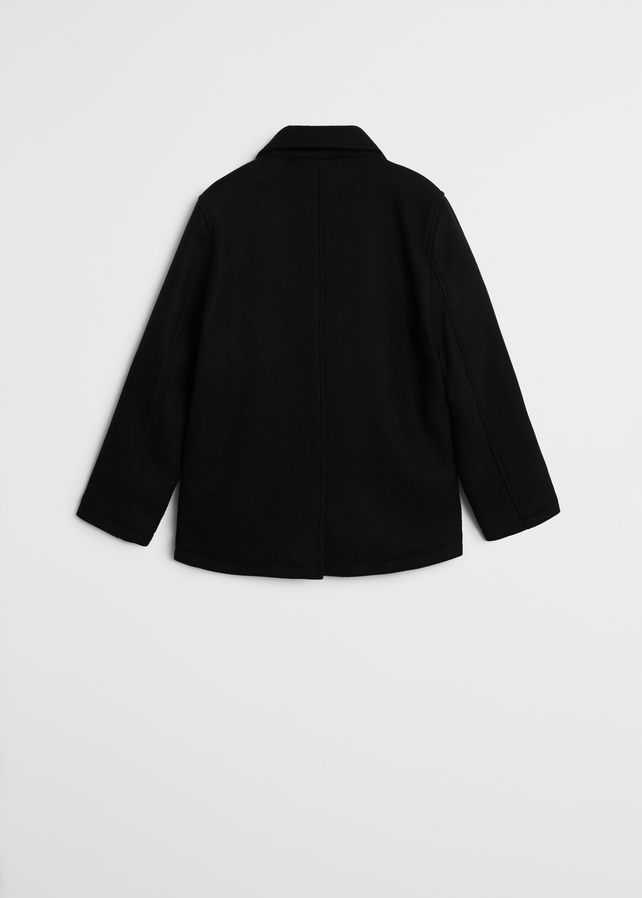 Double-breasted coat - Reverse of the article