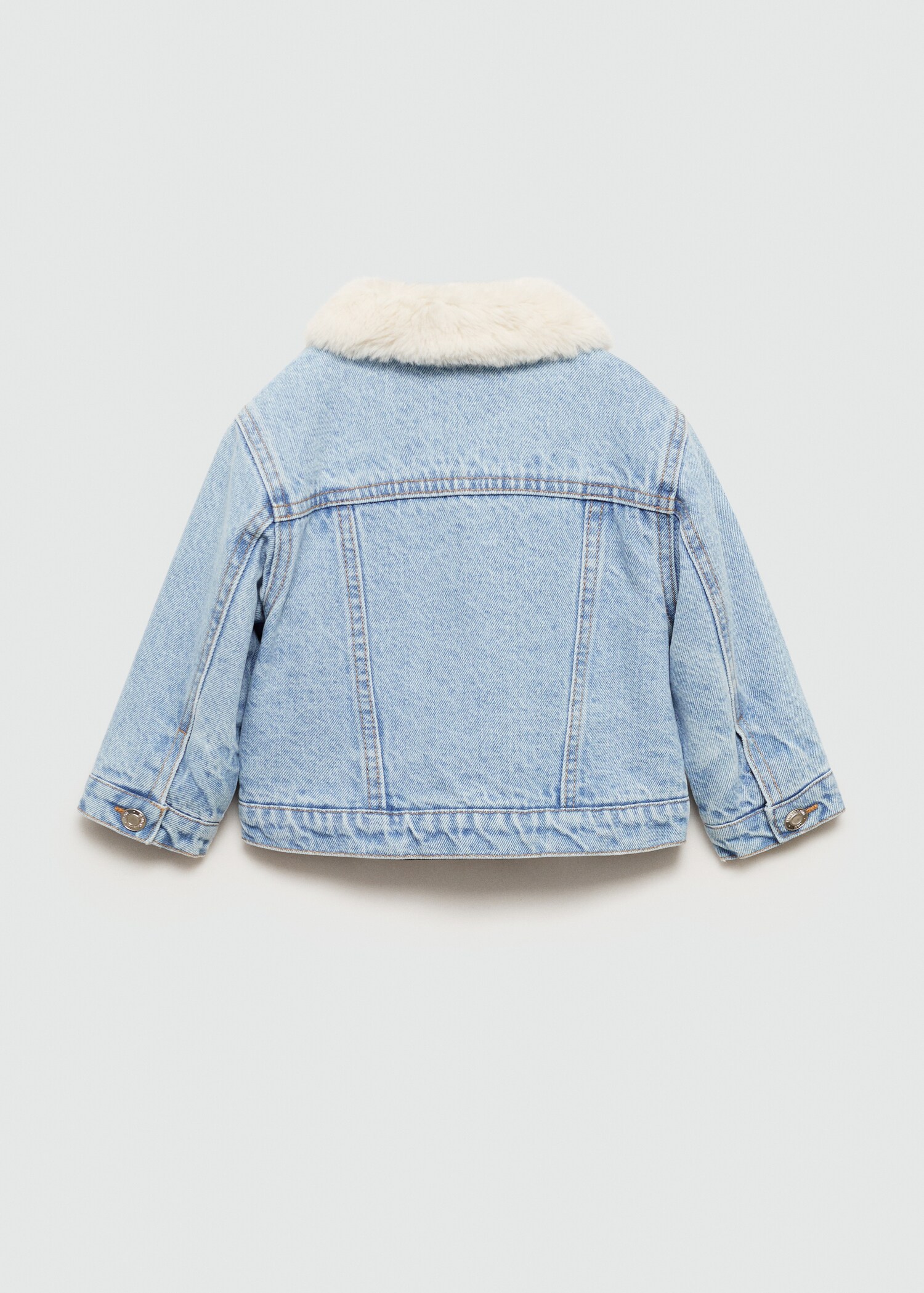 Fur-effect inner jacket - Reverse of the article