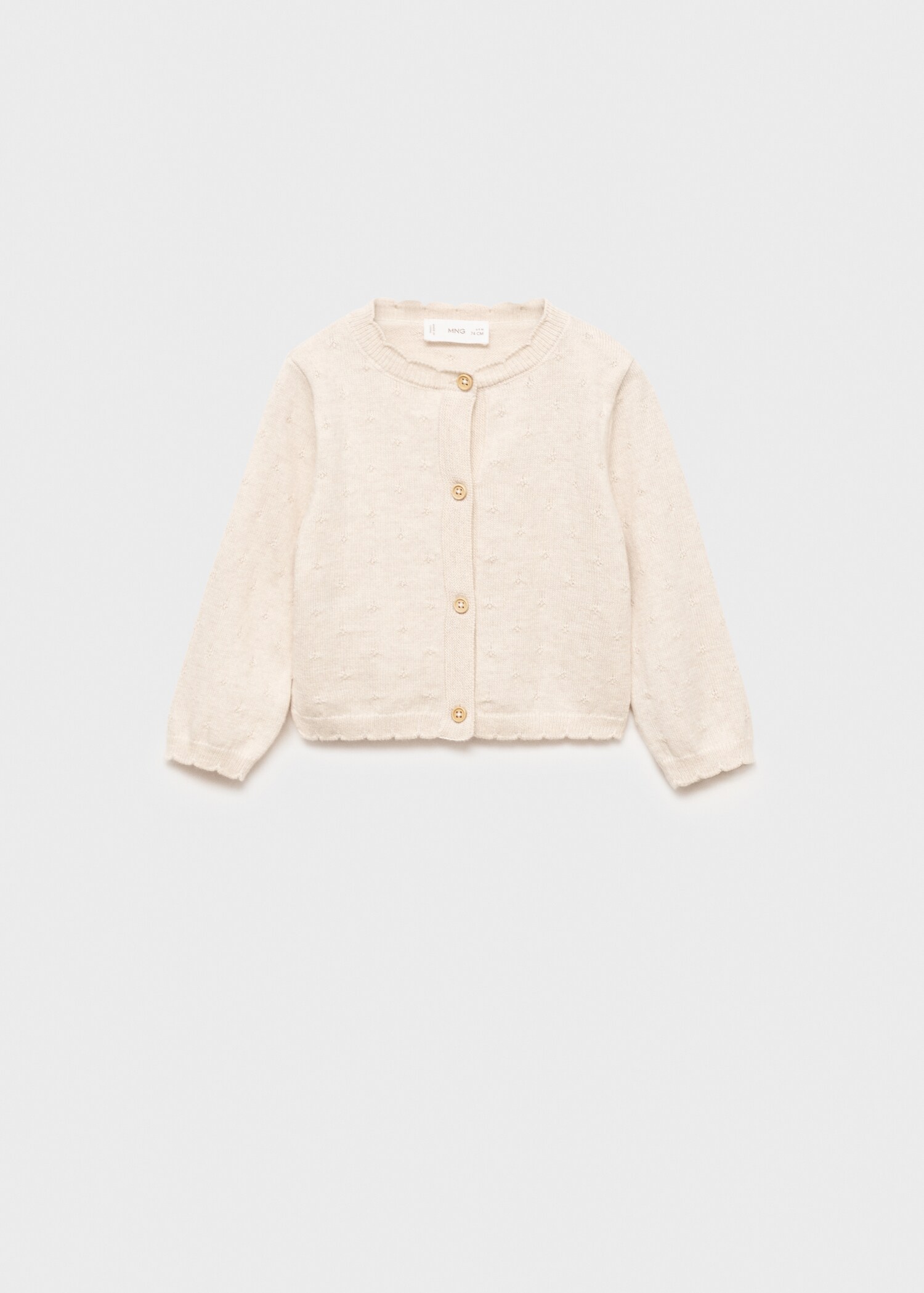 Bestickte Strickjacke - Artikel ohne Model