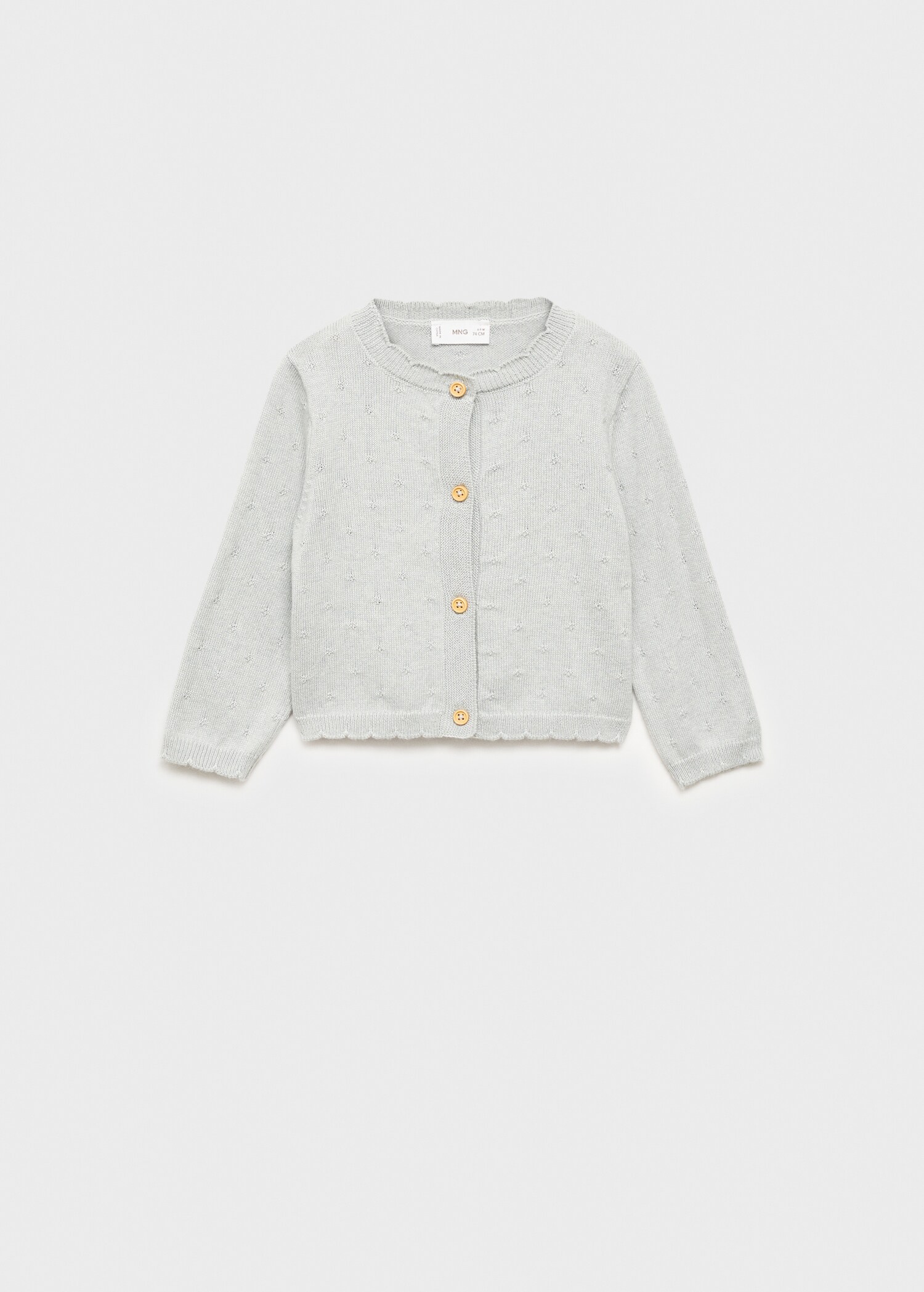 Bestickte Strickjacke - Artikel ohne Model