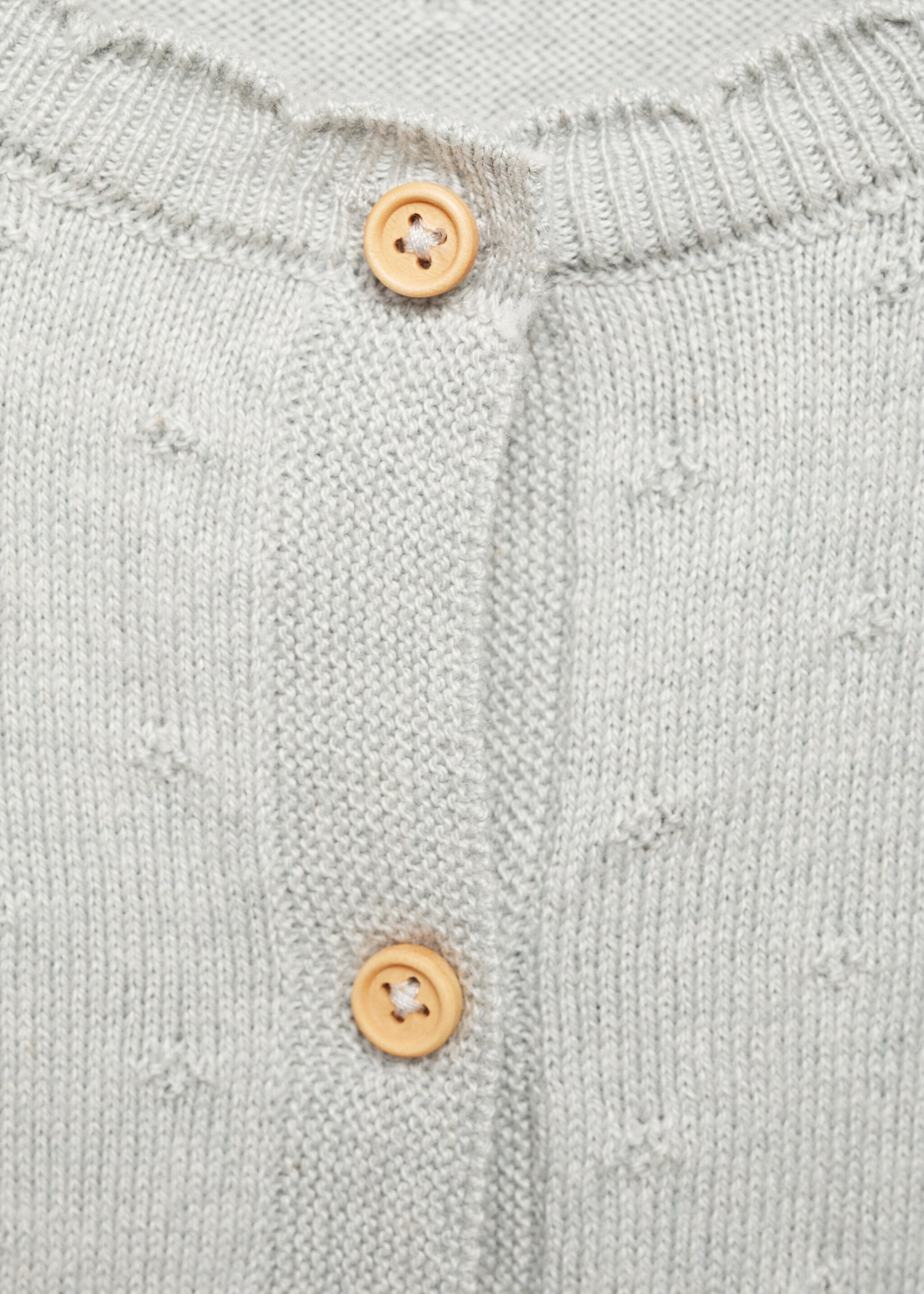 Bestickte Strickjacke - Detail des Artikels 8, Grün. Ref: 77083667-00.
