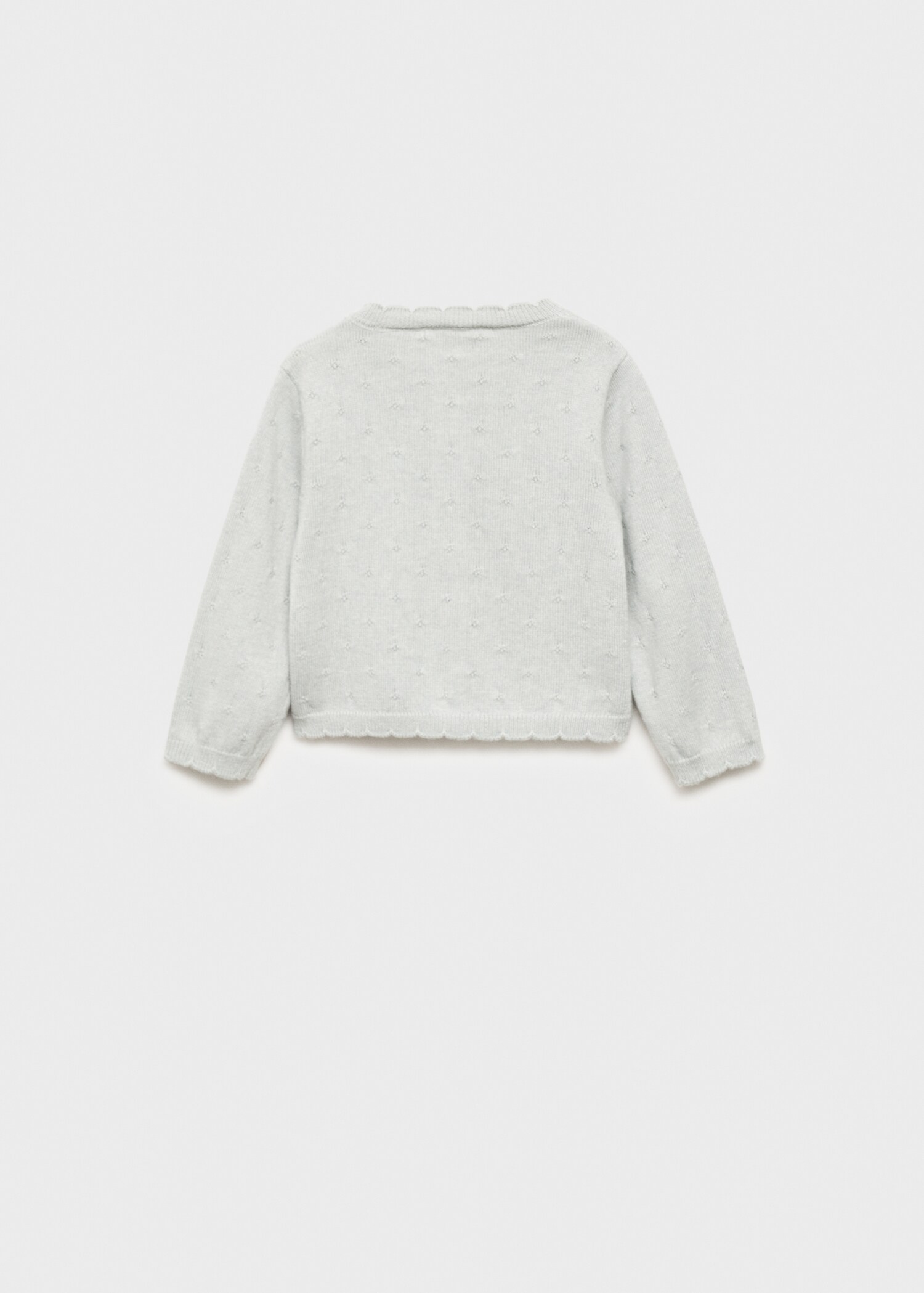 Bestickte Strickjacke - Rückseite des Artikels