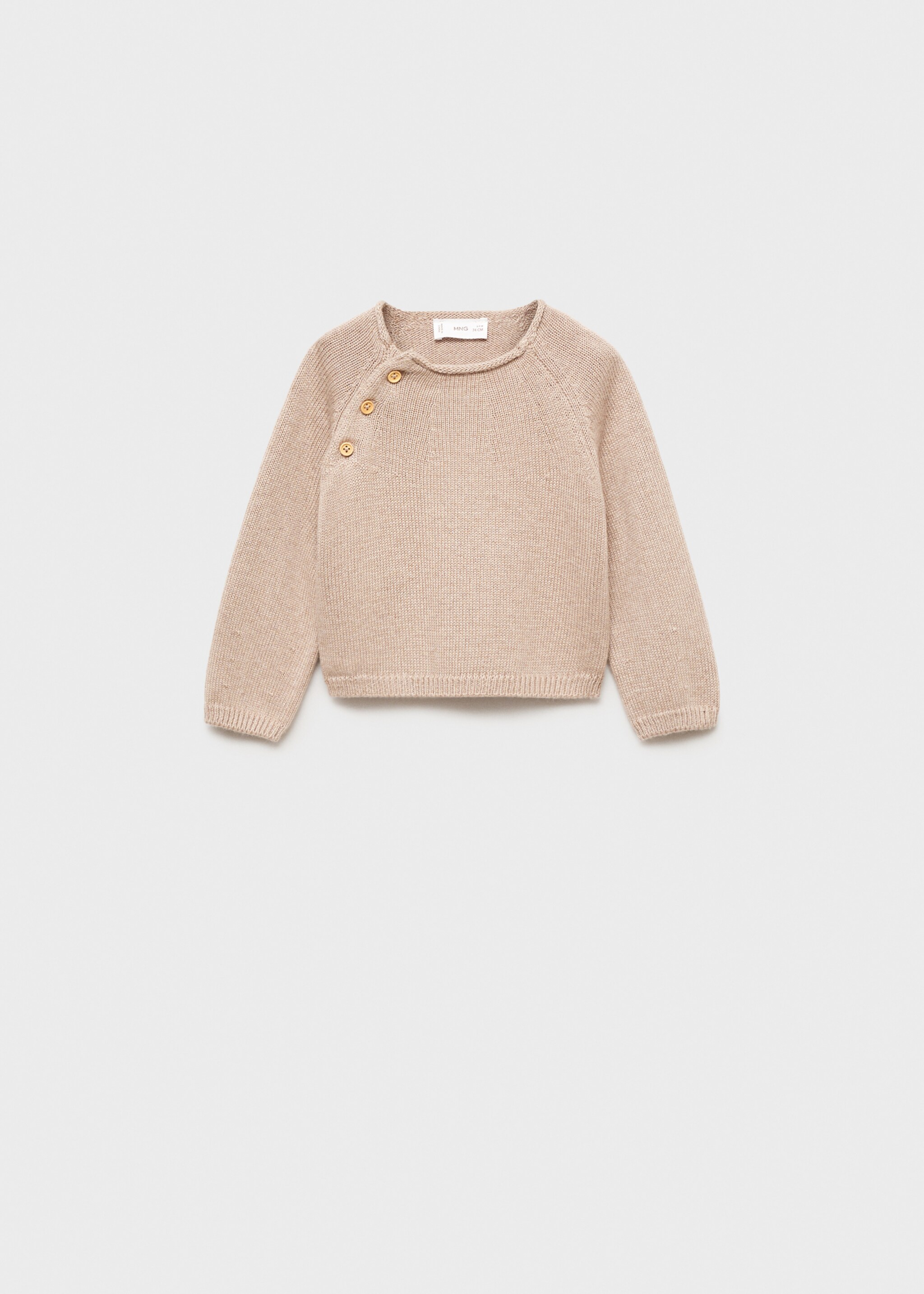 Buttons detail knit sweater - Article without model
