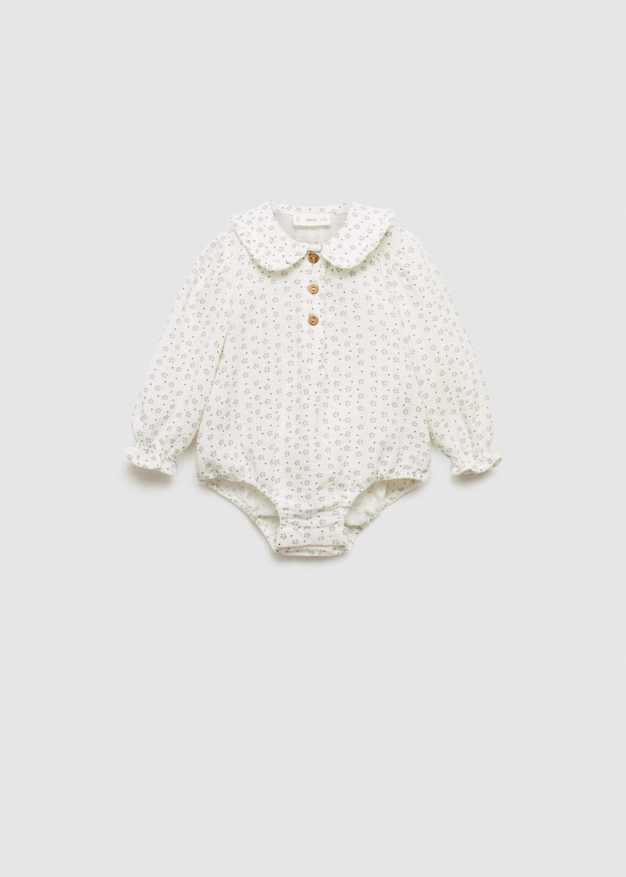 Print cotton one-piece suit - Article without model