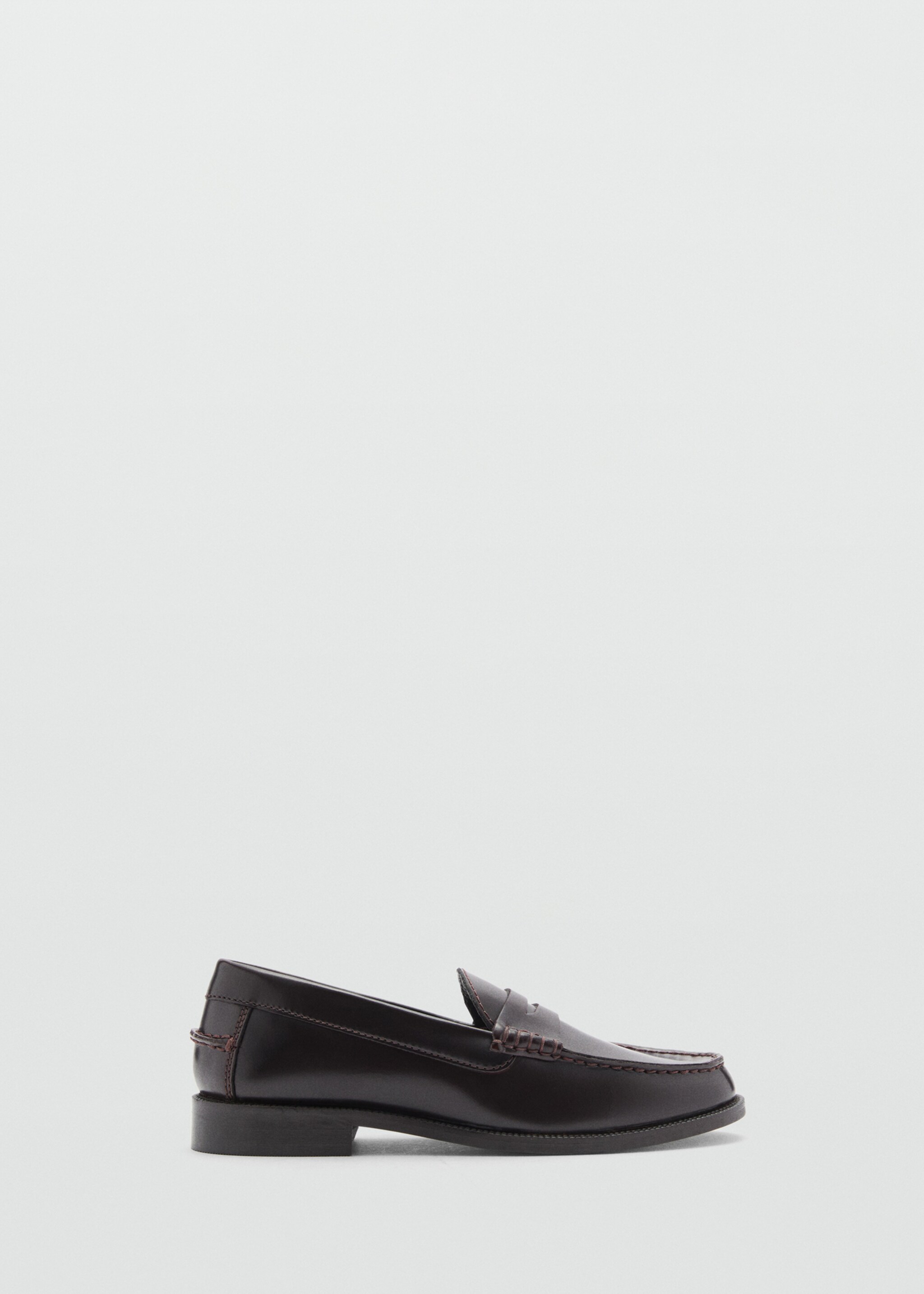 Mocassins pele - Artigo sem modelo, Bordeaux. Ref: 77083672-00.