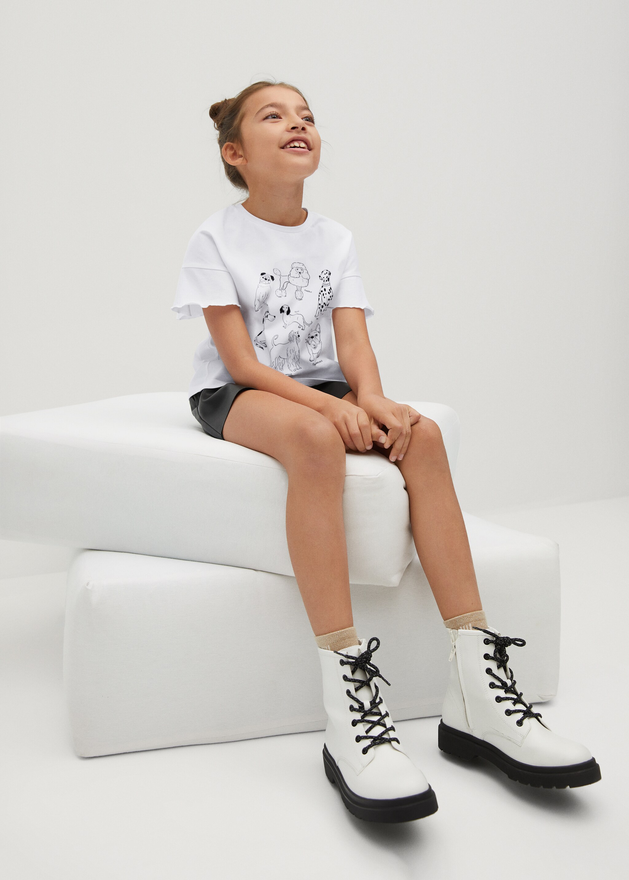 Camiseta estampada detalle lentejuelas - Detalle del artículo 4