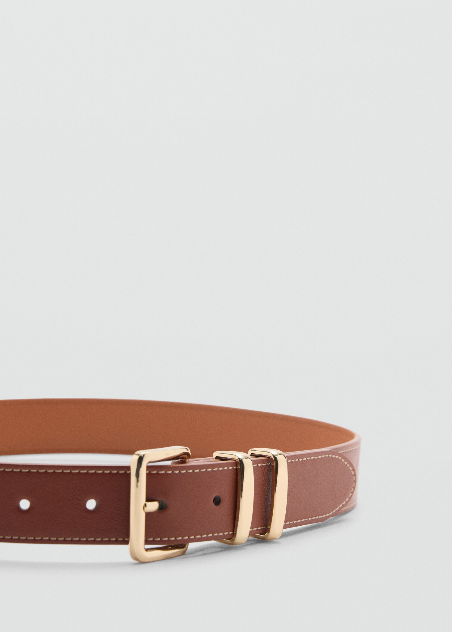 Square buckle belt - Medium plane