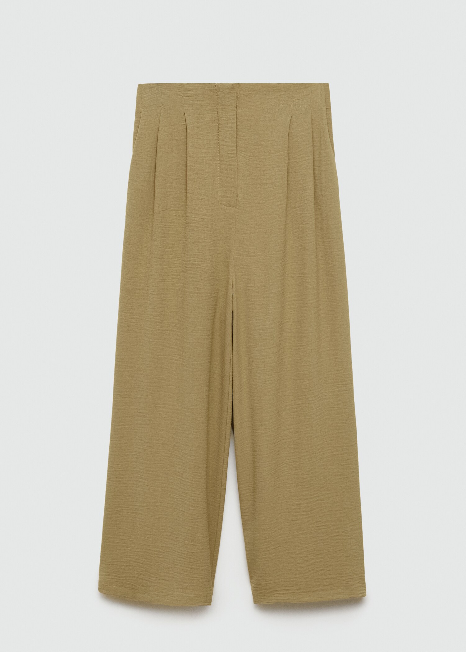 Textured wide leg trousers - Article without model