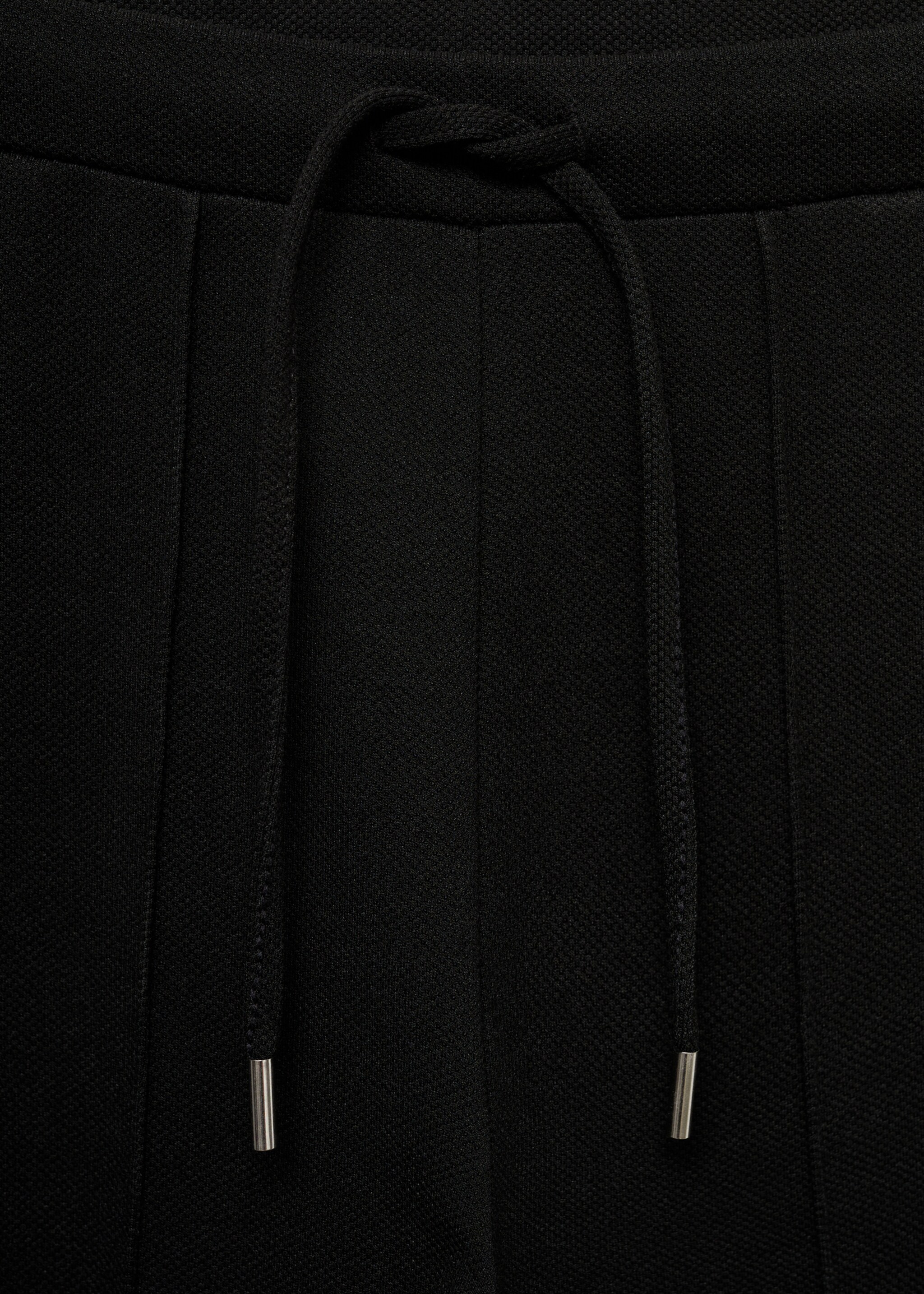 Pantalón jogger costuras - Detalle del artículo 8, Negro. Ref: 77084014-00.