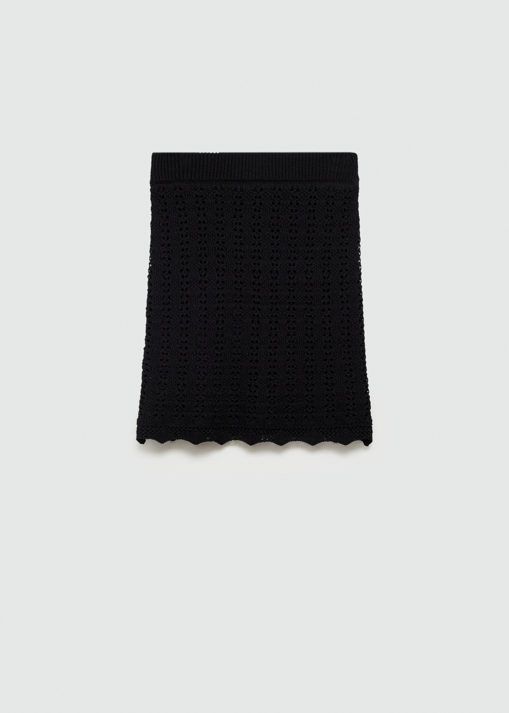 Knitted miniskirt - Article without model