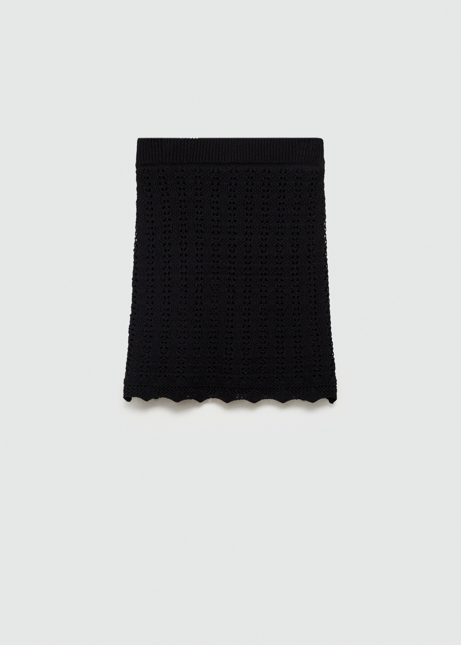 Knitted miniskirt - Article without model