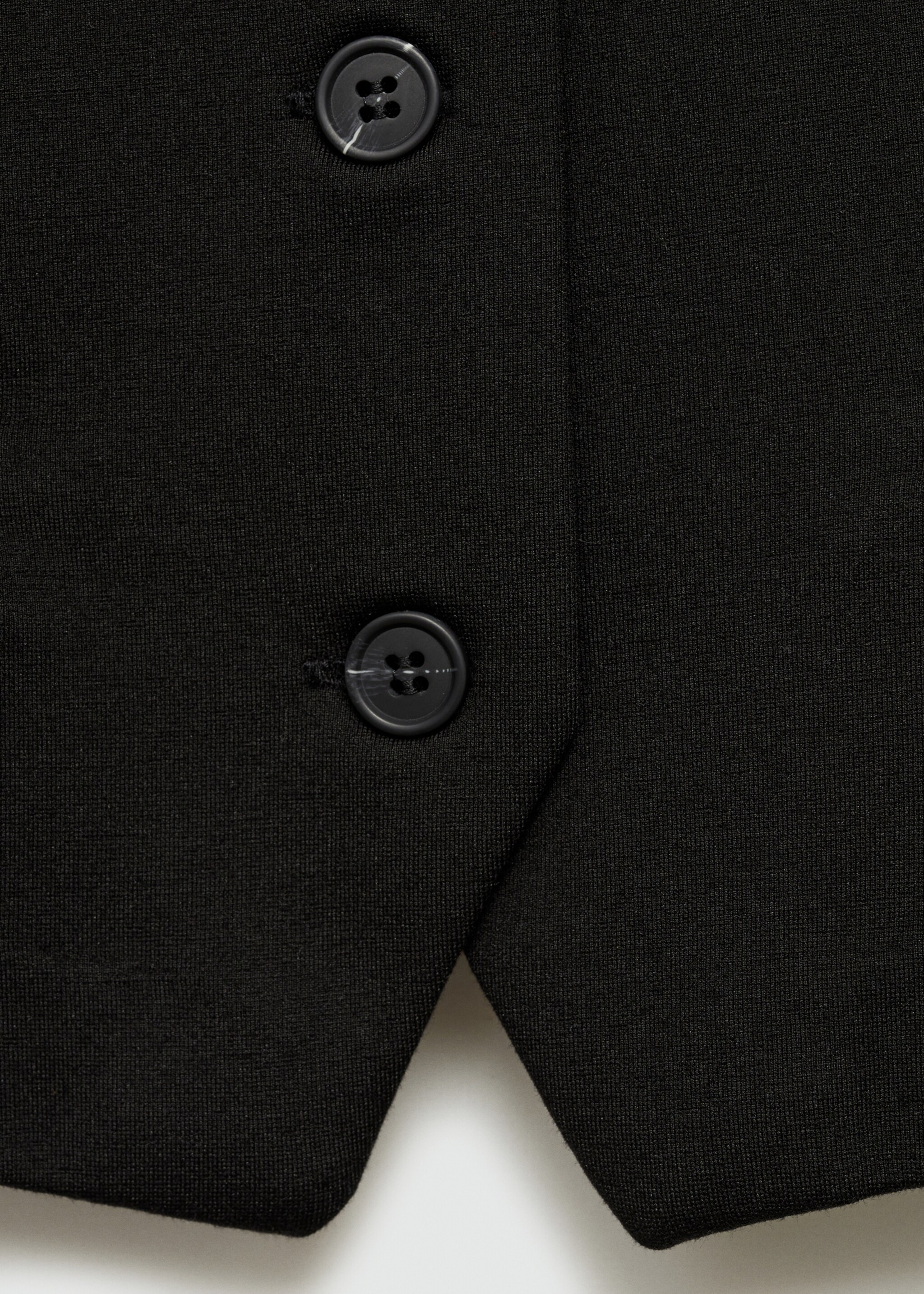 Roma knitted gilet - Details of the article 0, Black. Ref: 77084021-00.