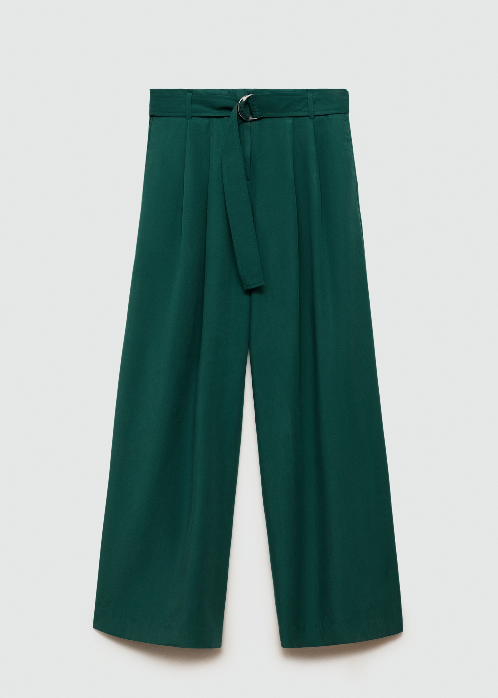 Lyocell trousers with belt - Article without model
