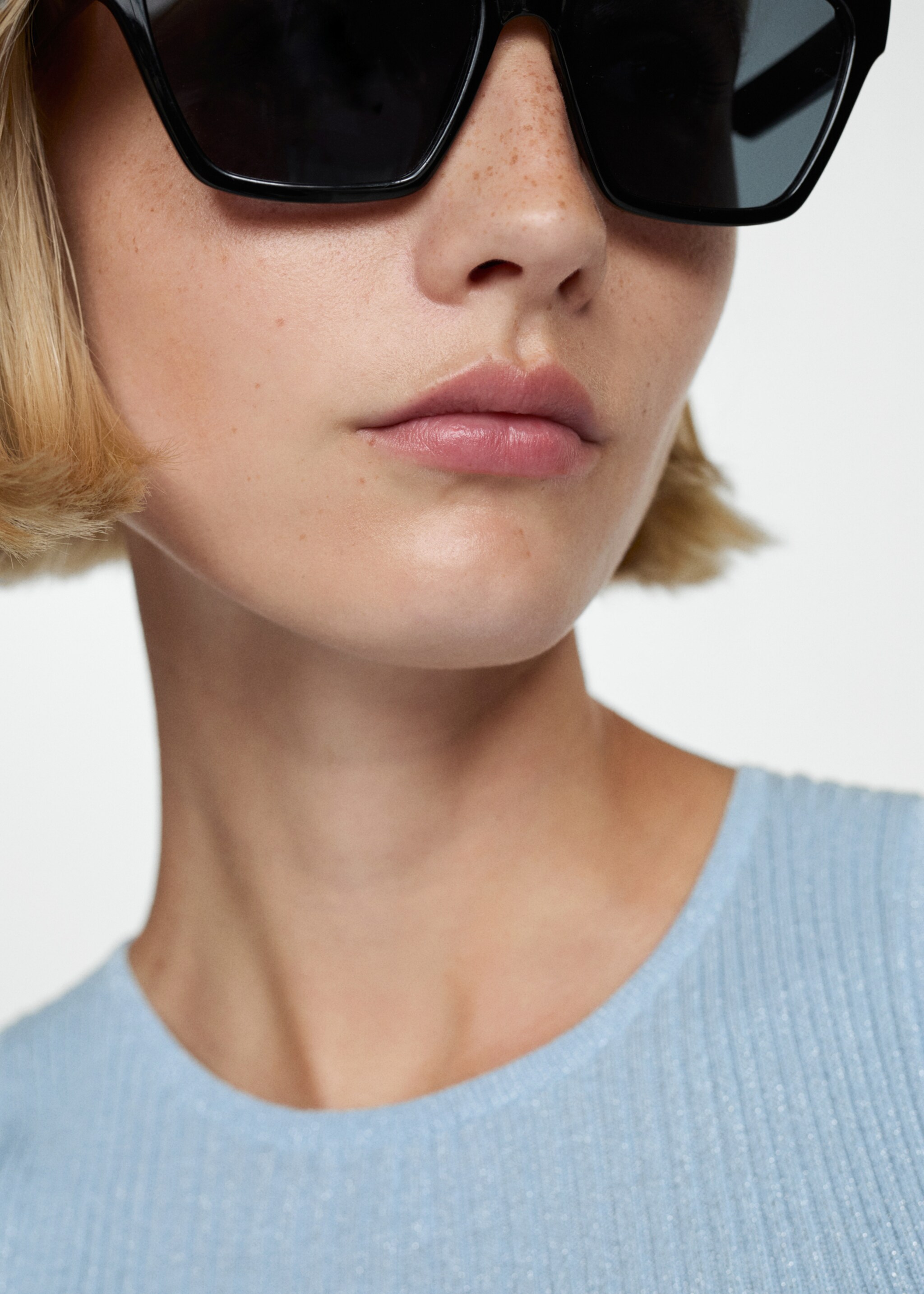 Strick-Top mit Rippstruktur - Detail des Artikels 1