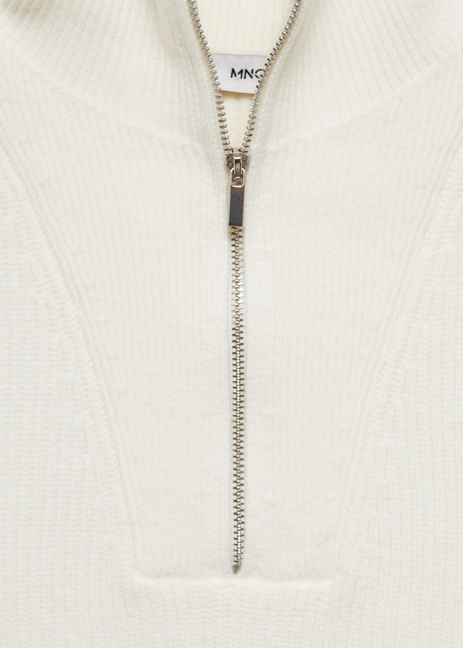 Knitted gilet with zip - Details of the article 8