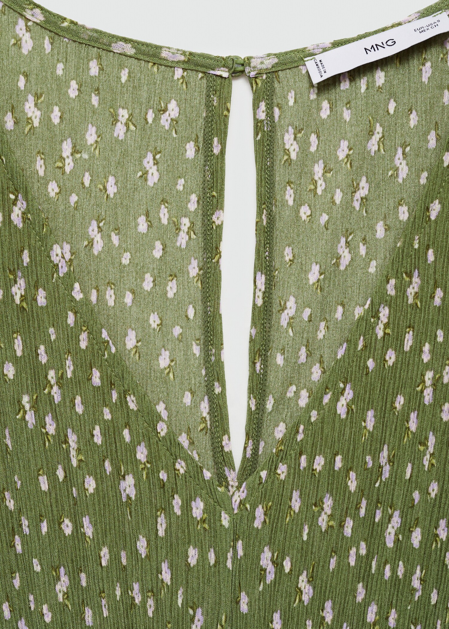 Vestido estampado textura - Detalle del artículo 8