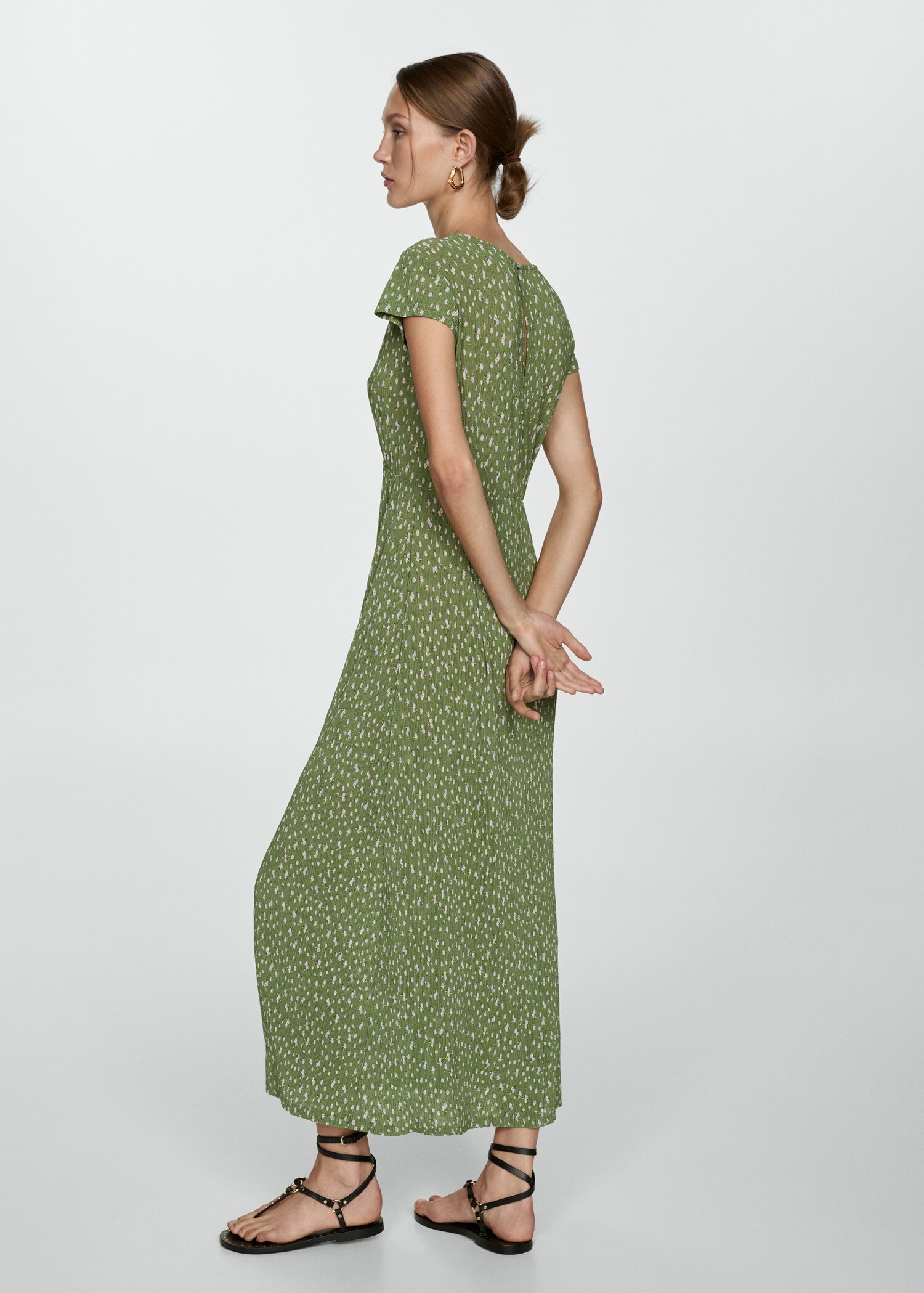 Vestido estampado textura - Reverso del artículo