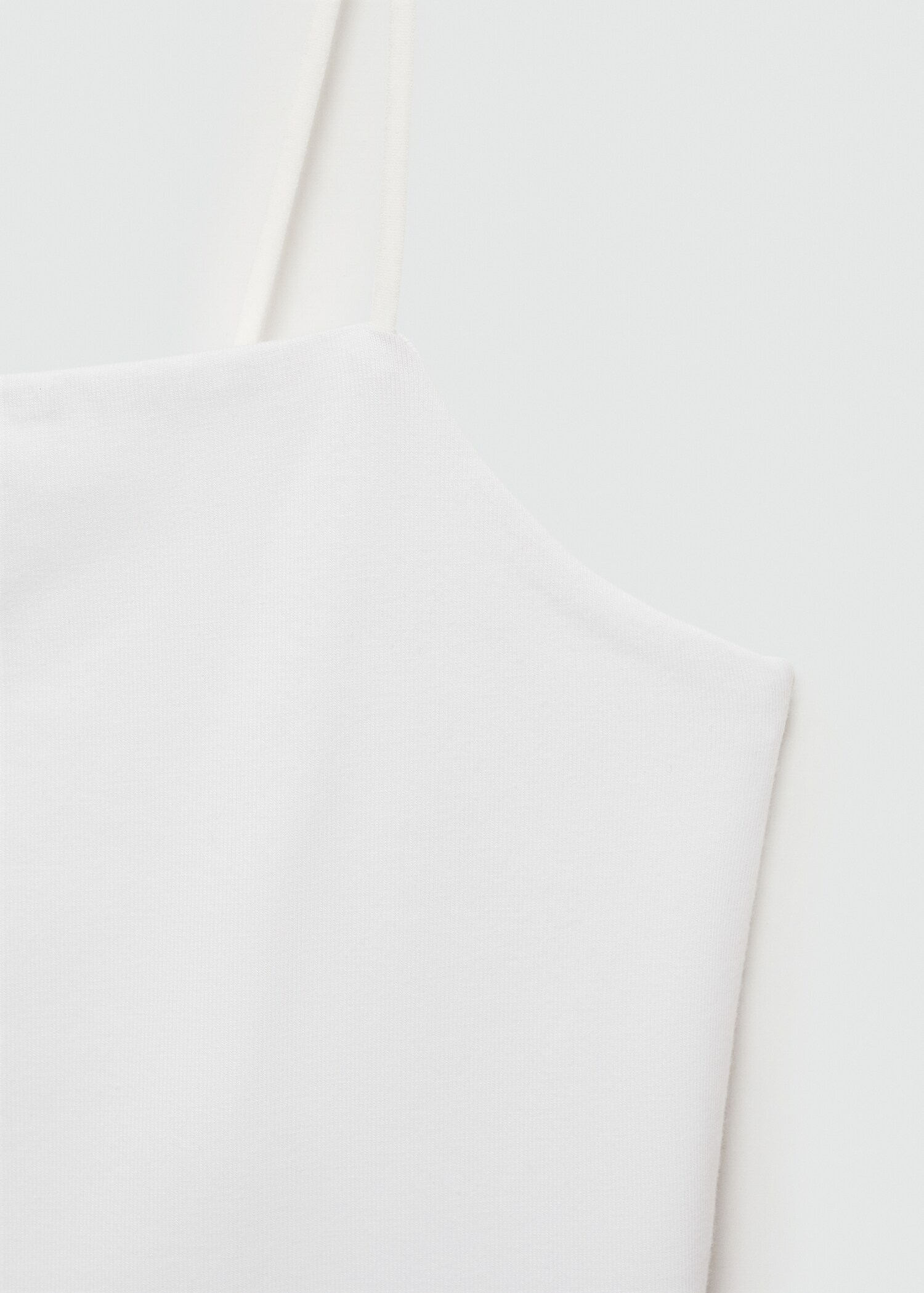Strapless straight-neck top - Details of the article 8