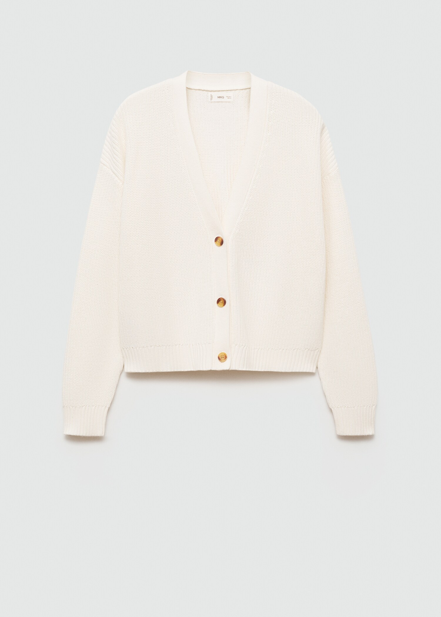 Button knit cardigan - Article without model