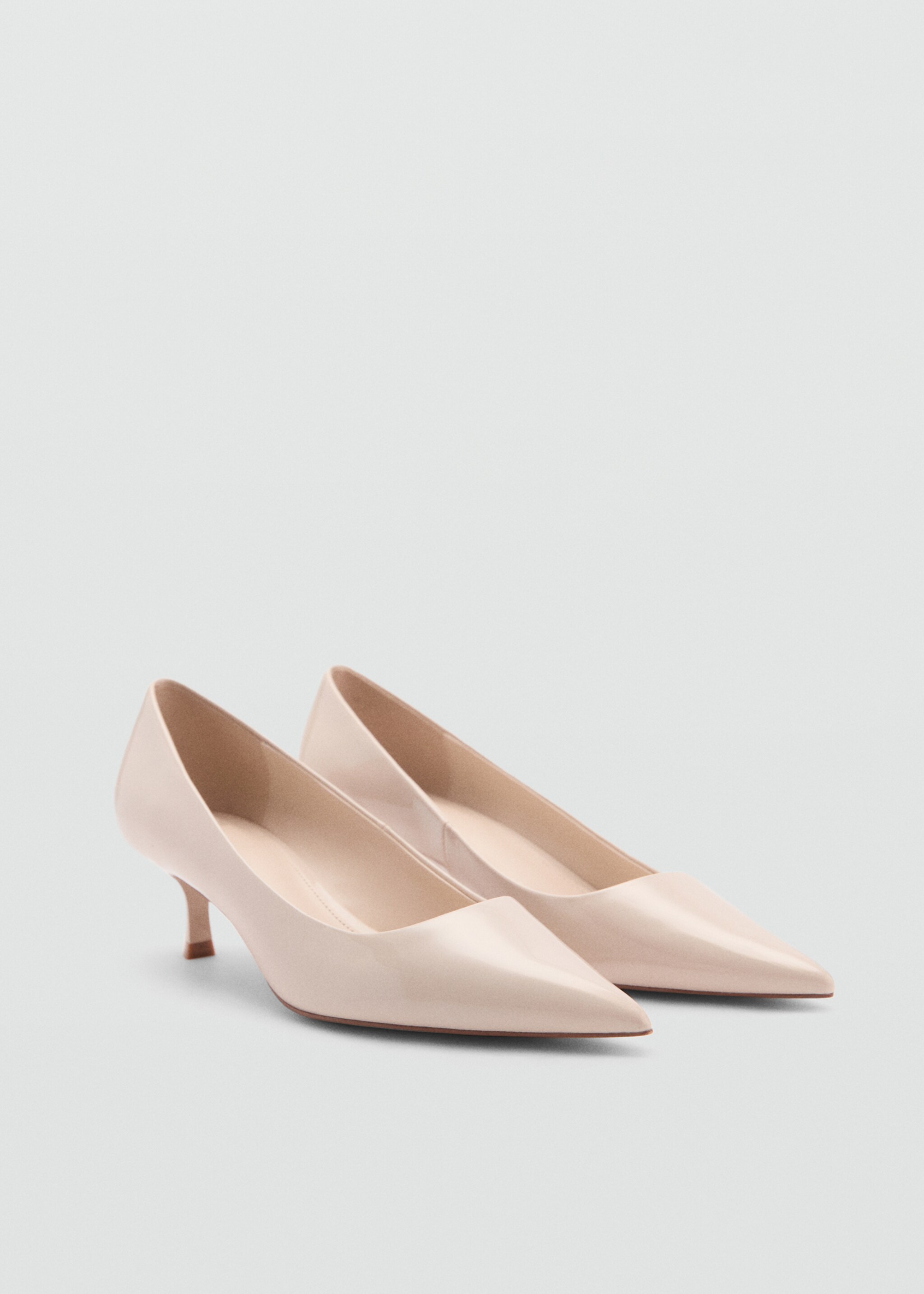 Kitten heel shoes - Medium plane, Nude. Ref: 77084046-00.
