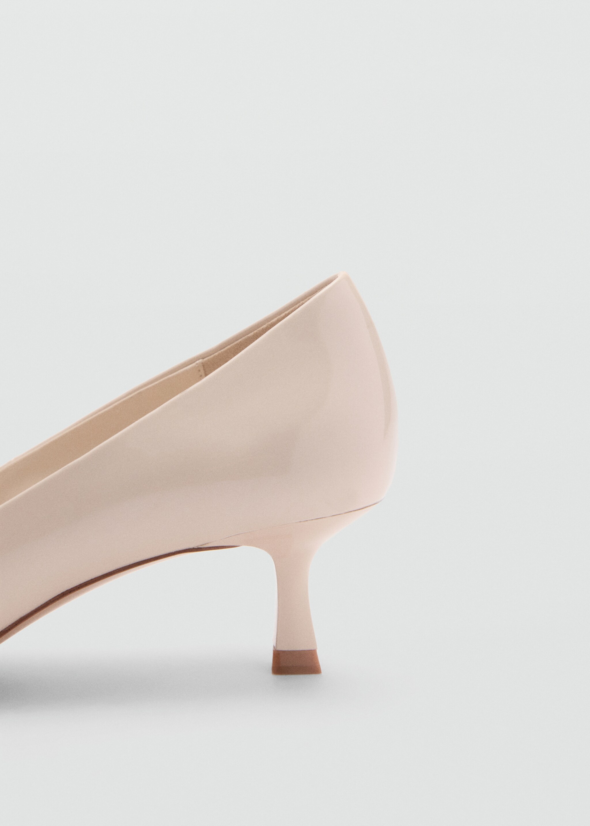 Kitten heel shoes - Details of the article 1, Nude. Ref: 77084046-00.